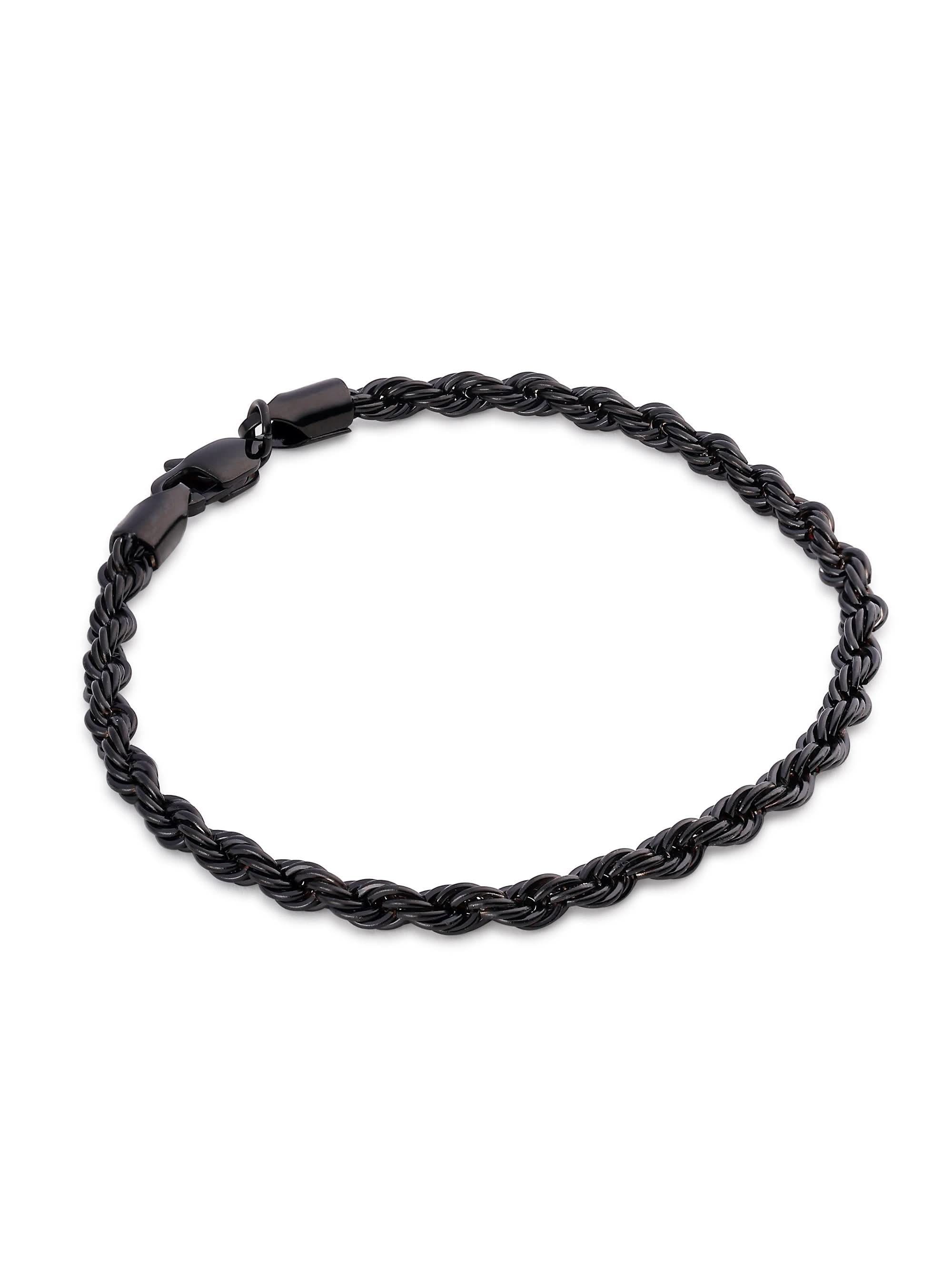 Twist Rope Bracelet (Black)