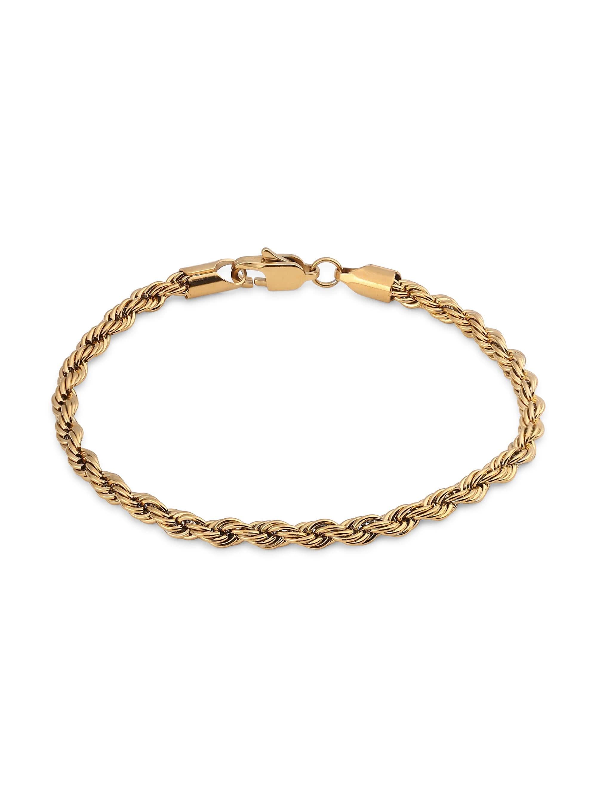 Twist Rope Bracelet (Gold)