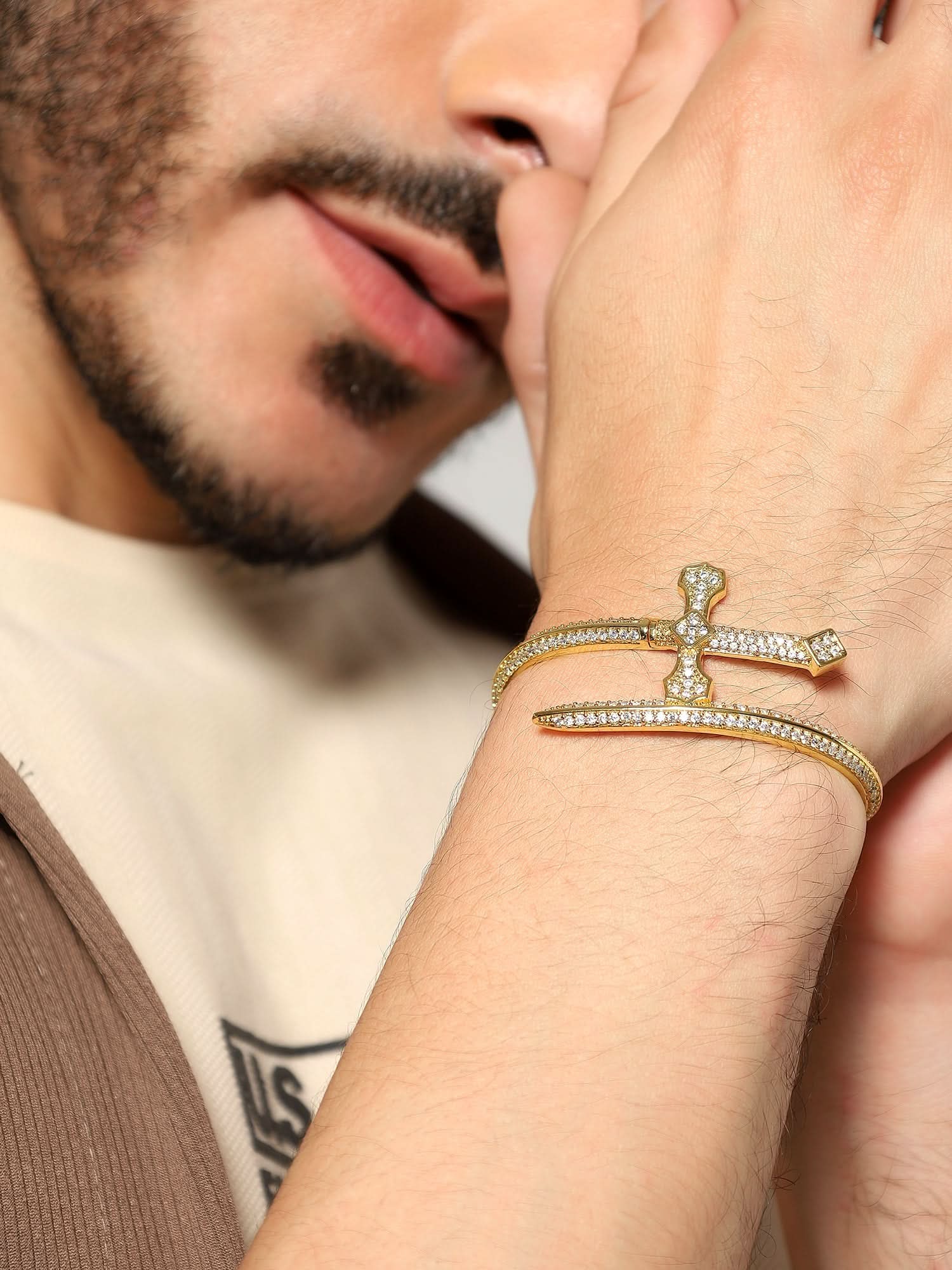 Zenith Orb Sword Bracelet (Gold)
