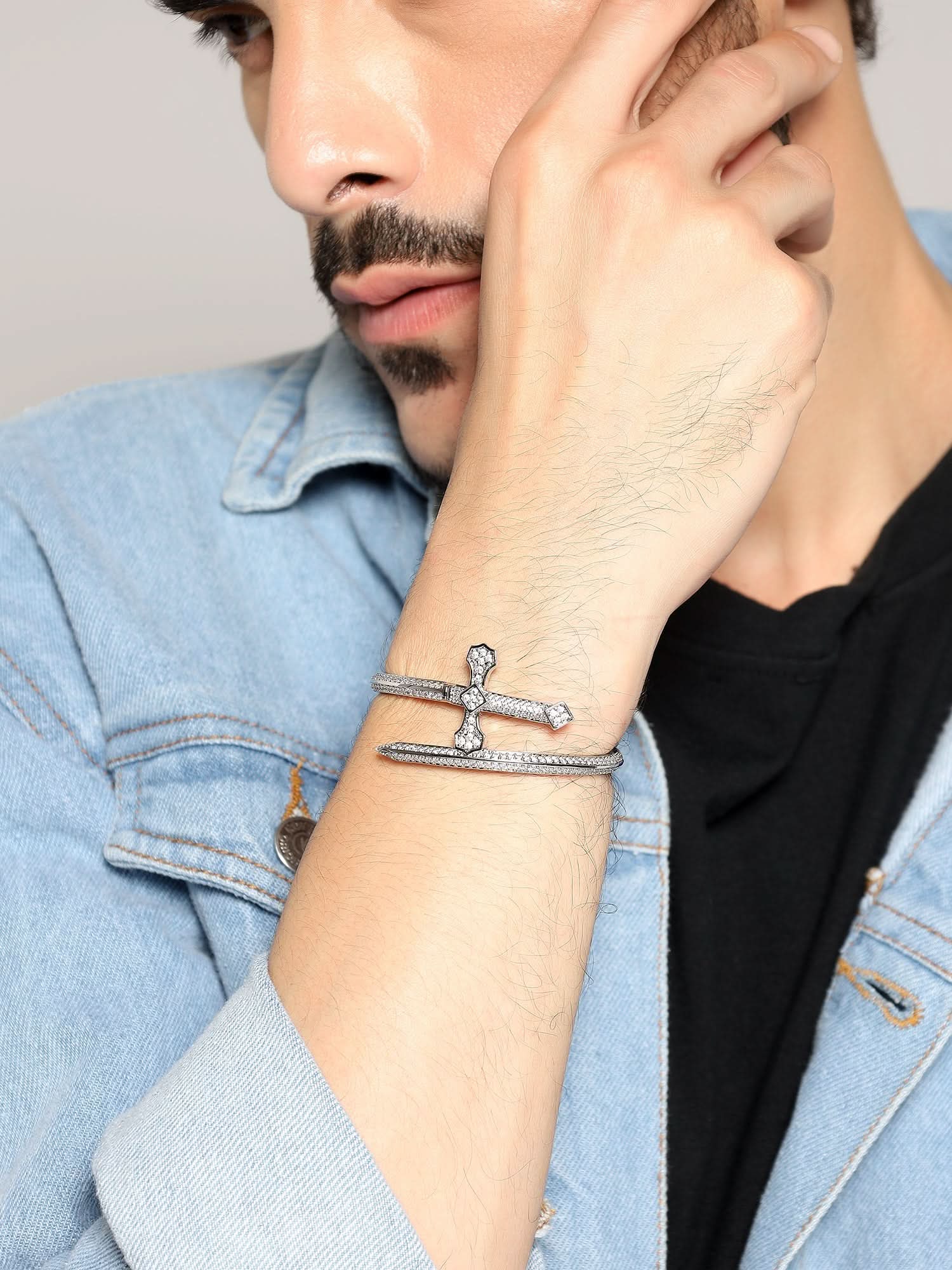 Zenith Orb Sword Bracelet (Silver)