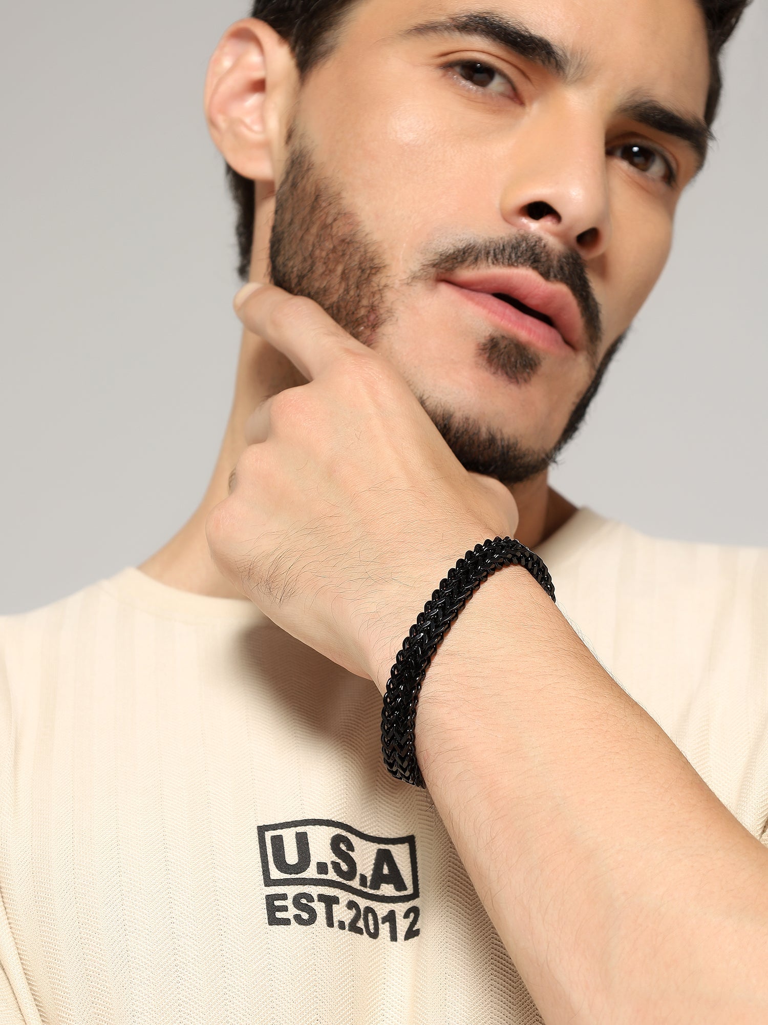 Two Layered Bracelet (Black)