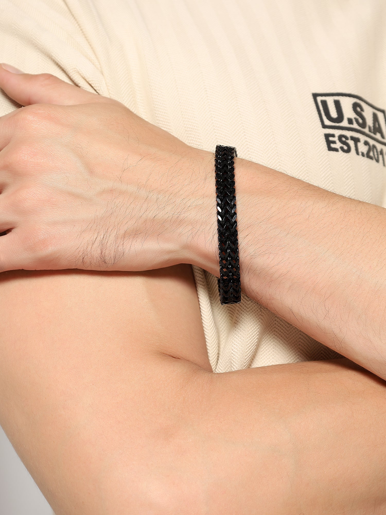 Two Layered Bracelet (Black)