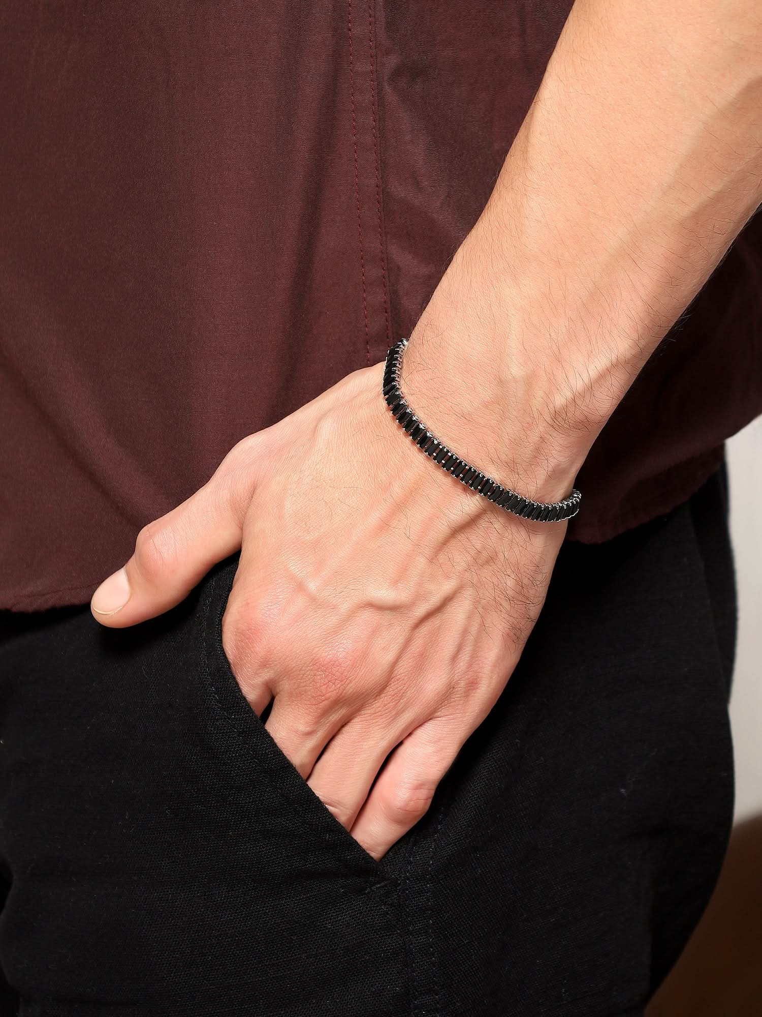 Tennis Bracelet (Black)