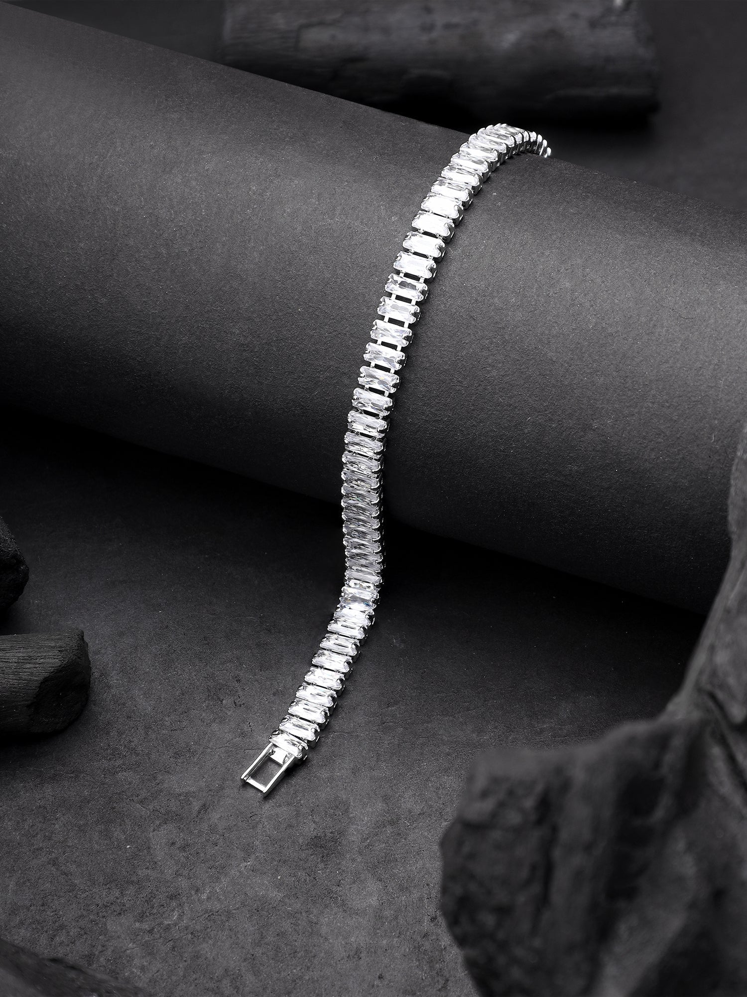 Tennis Bracelet (Silver)