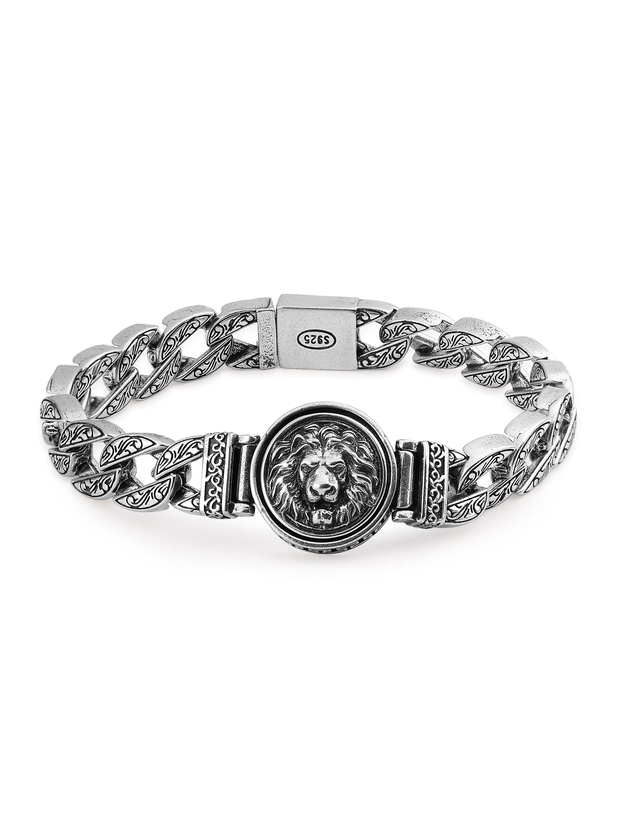 Rotating Forest King Lion Bracelet