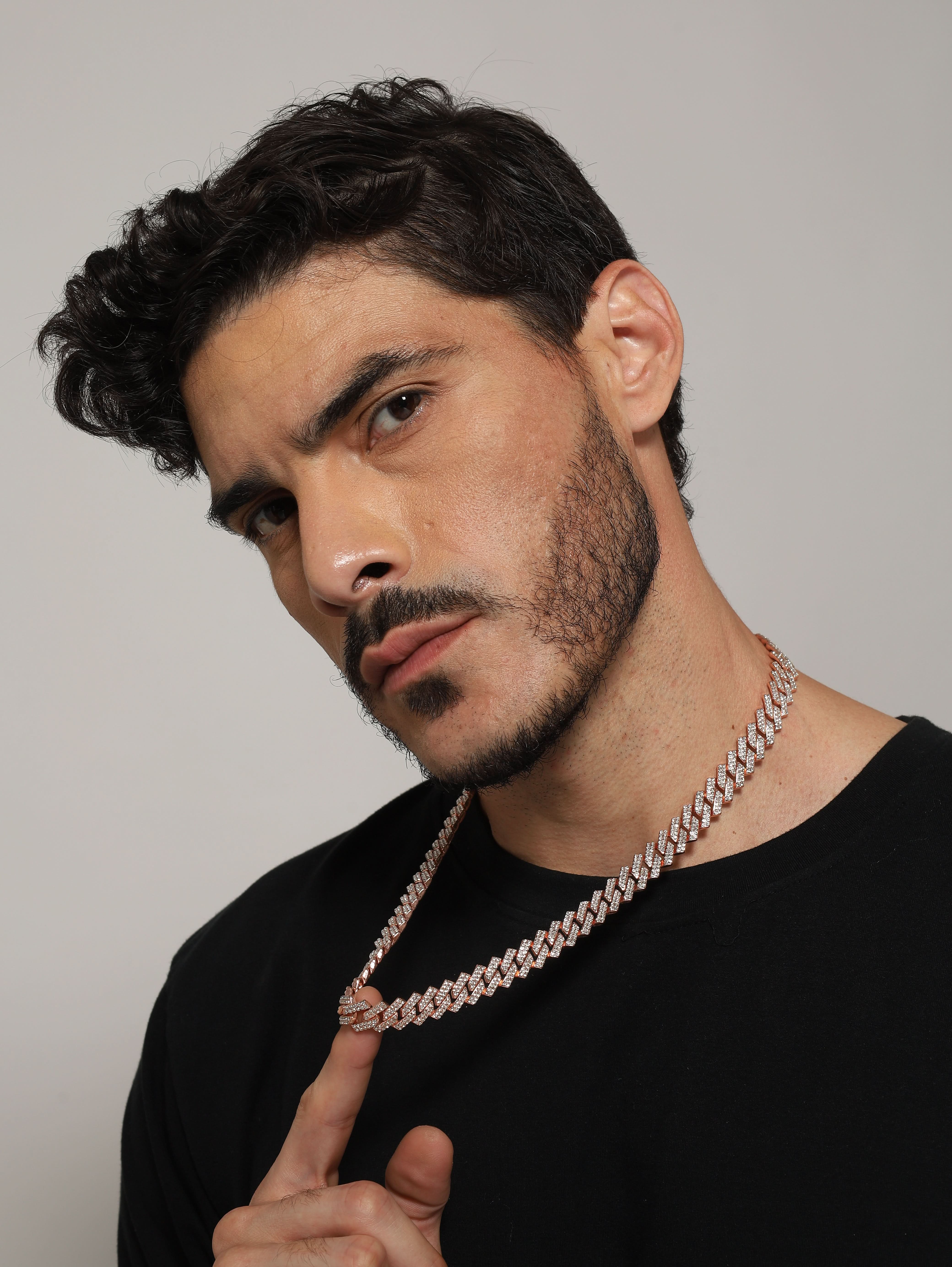 Diamond Cuban Chain (Rose Gold)