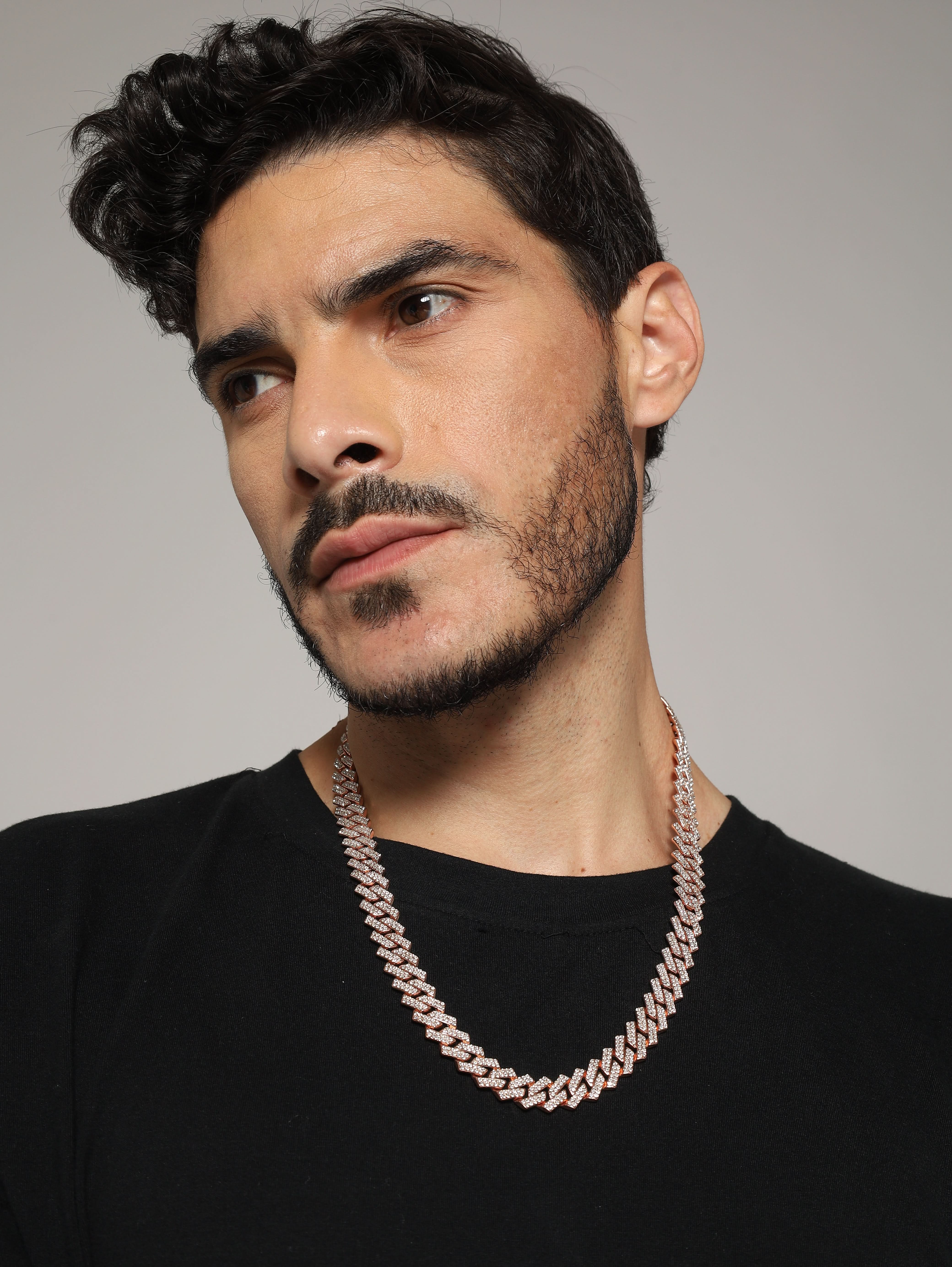Diamond Cuban Chain (Rose Gold)