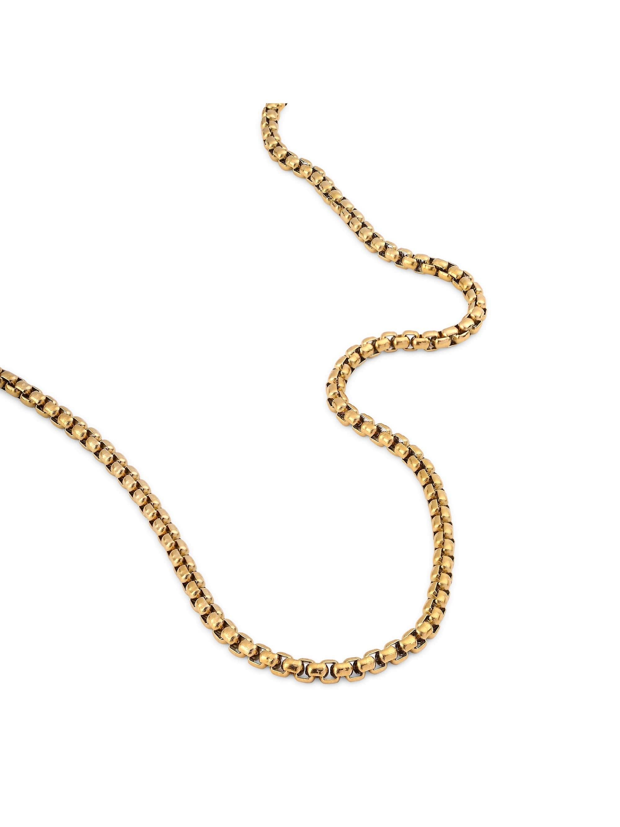 Square Rolo Chain (Gold)