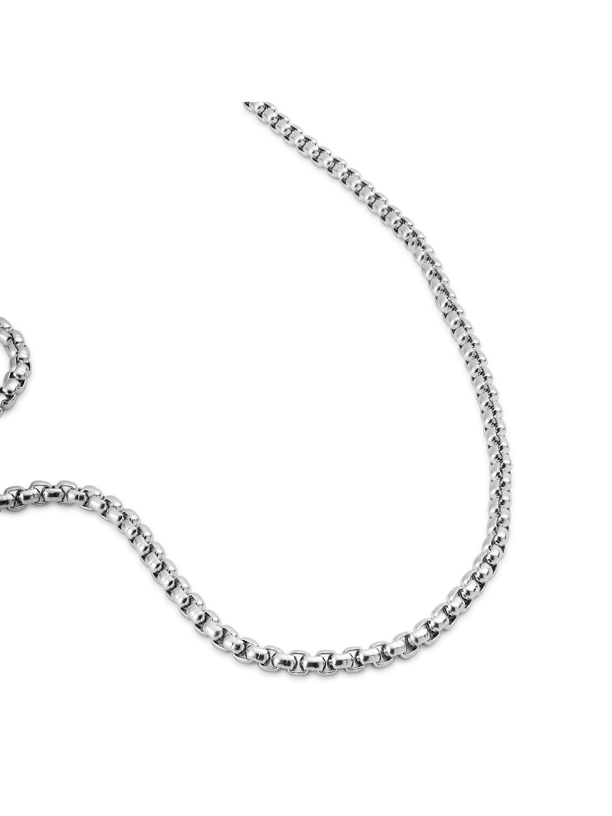 Square Rolo Chain (Silver)