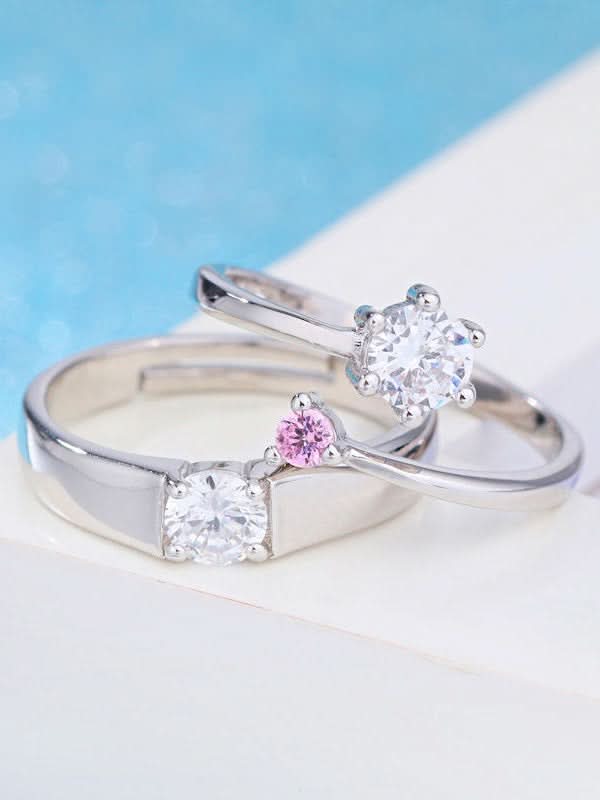 Korean Style Couple Ring Set