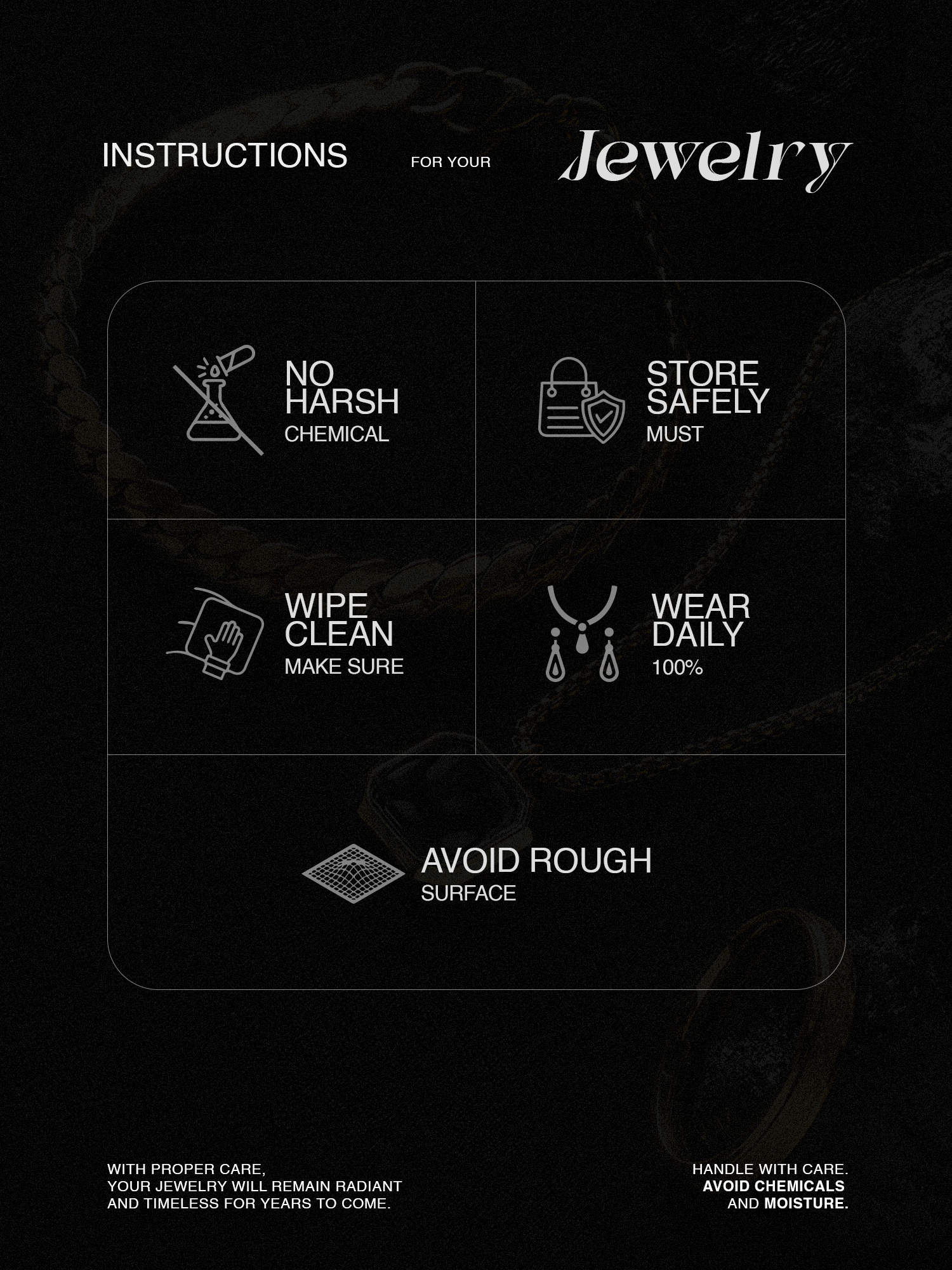 Moon Star Heart Shape Rings Set