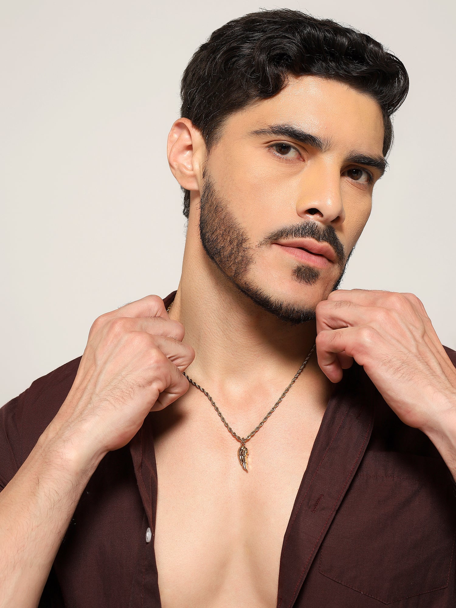 Cupid Angel Wing Pendant (Gold)