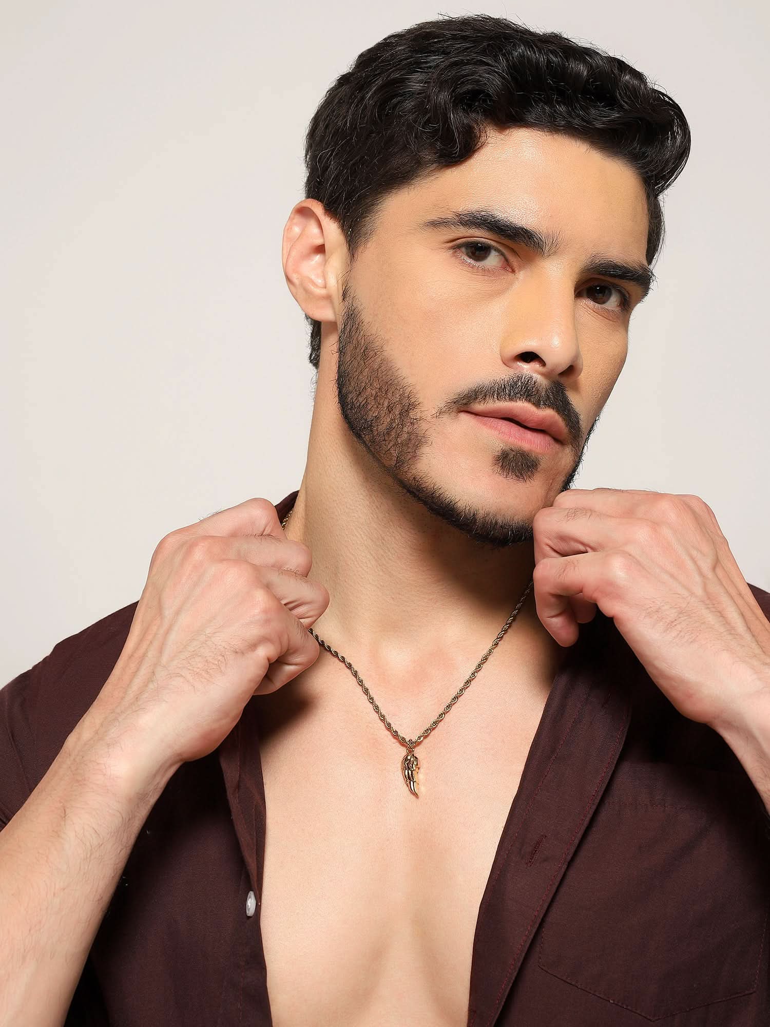 Cupid Angel Wing Pendant (Gold)