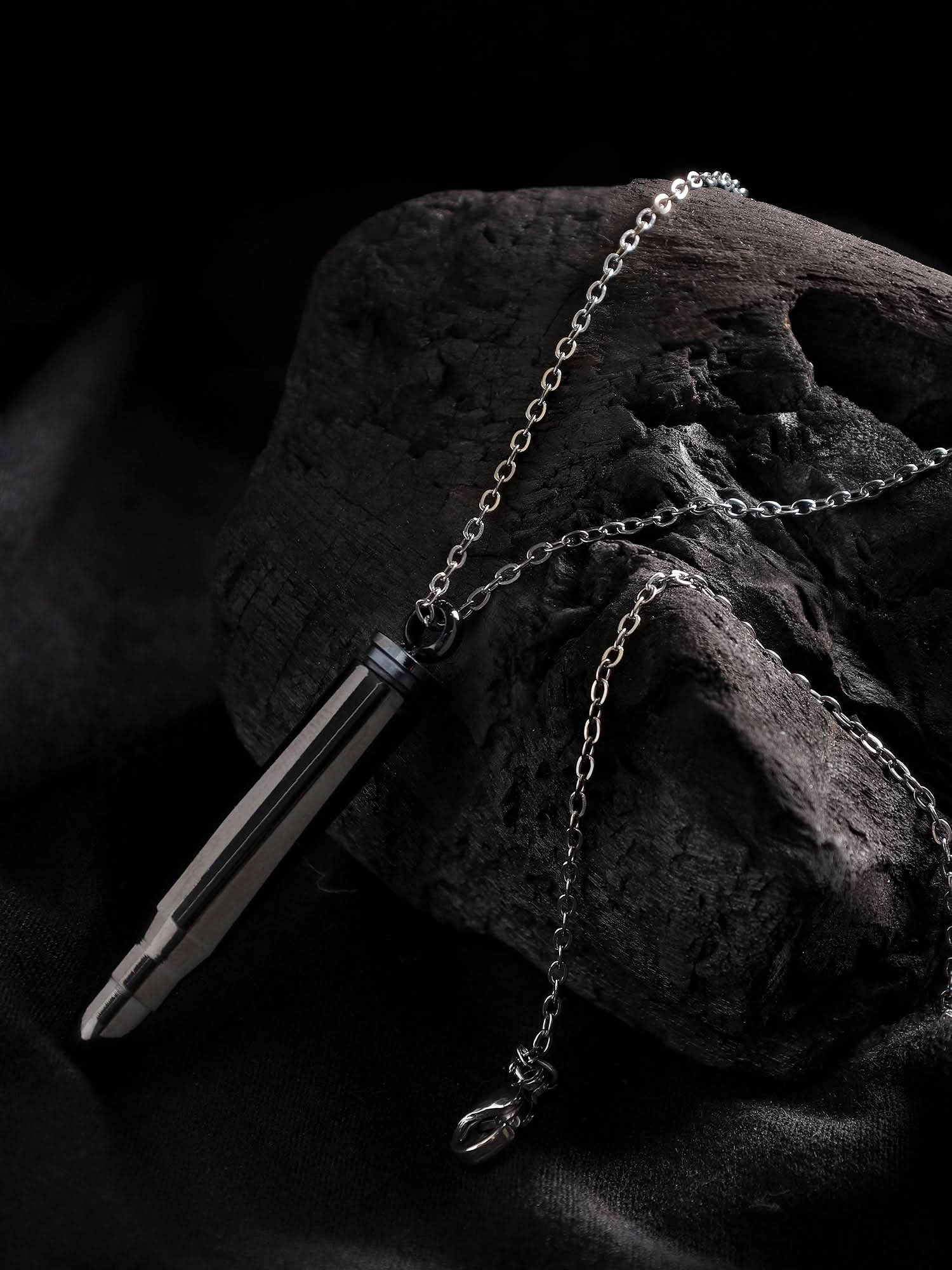 Bullet Head Pendant (Black)