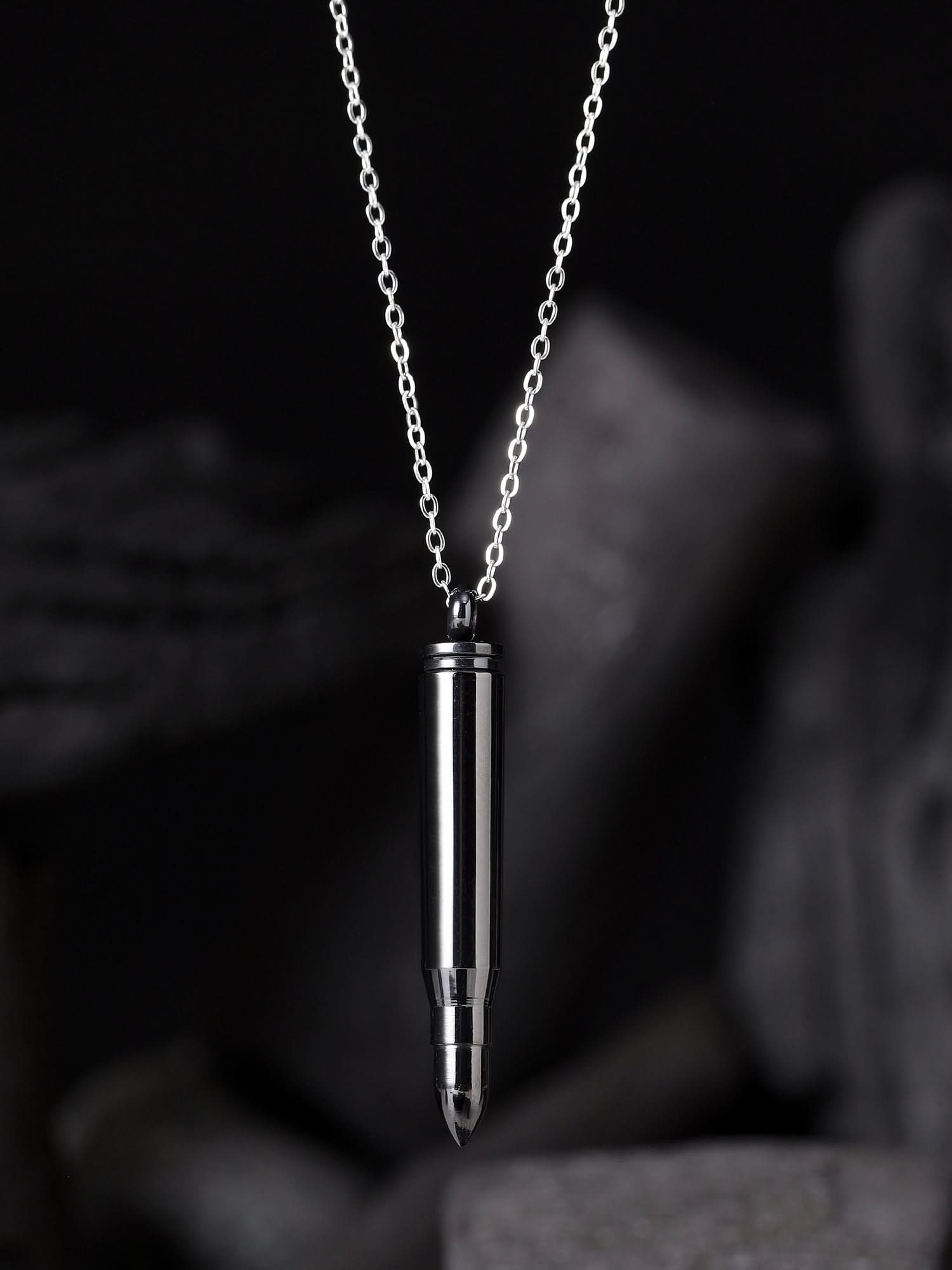 Bullet Head Pendant (Silver)