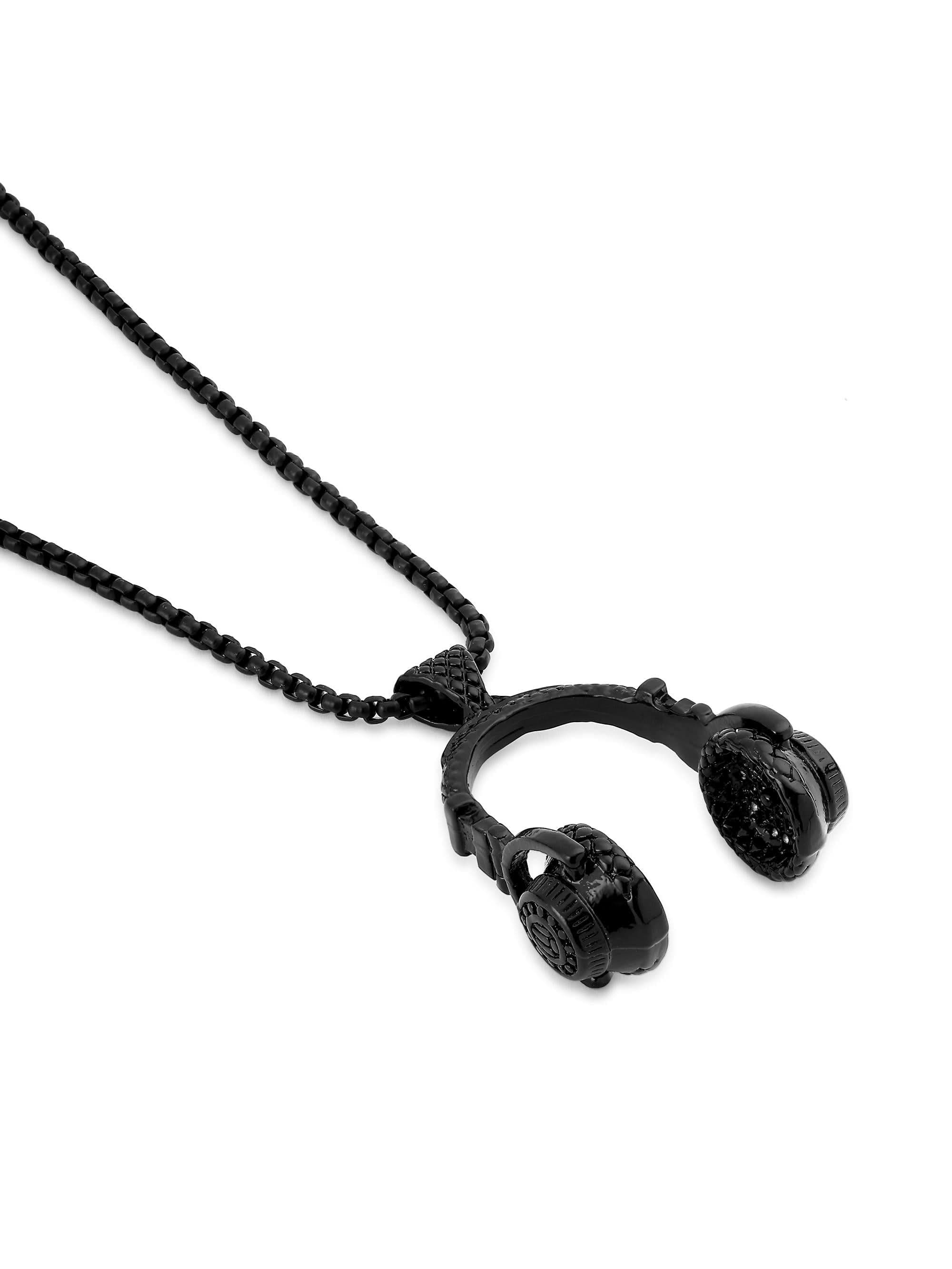DJ Music Phone Pendant (Black)