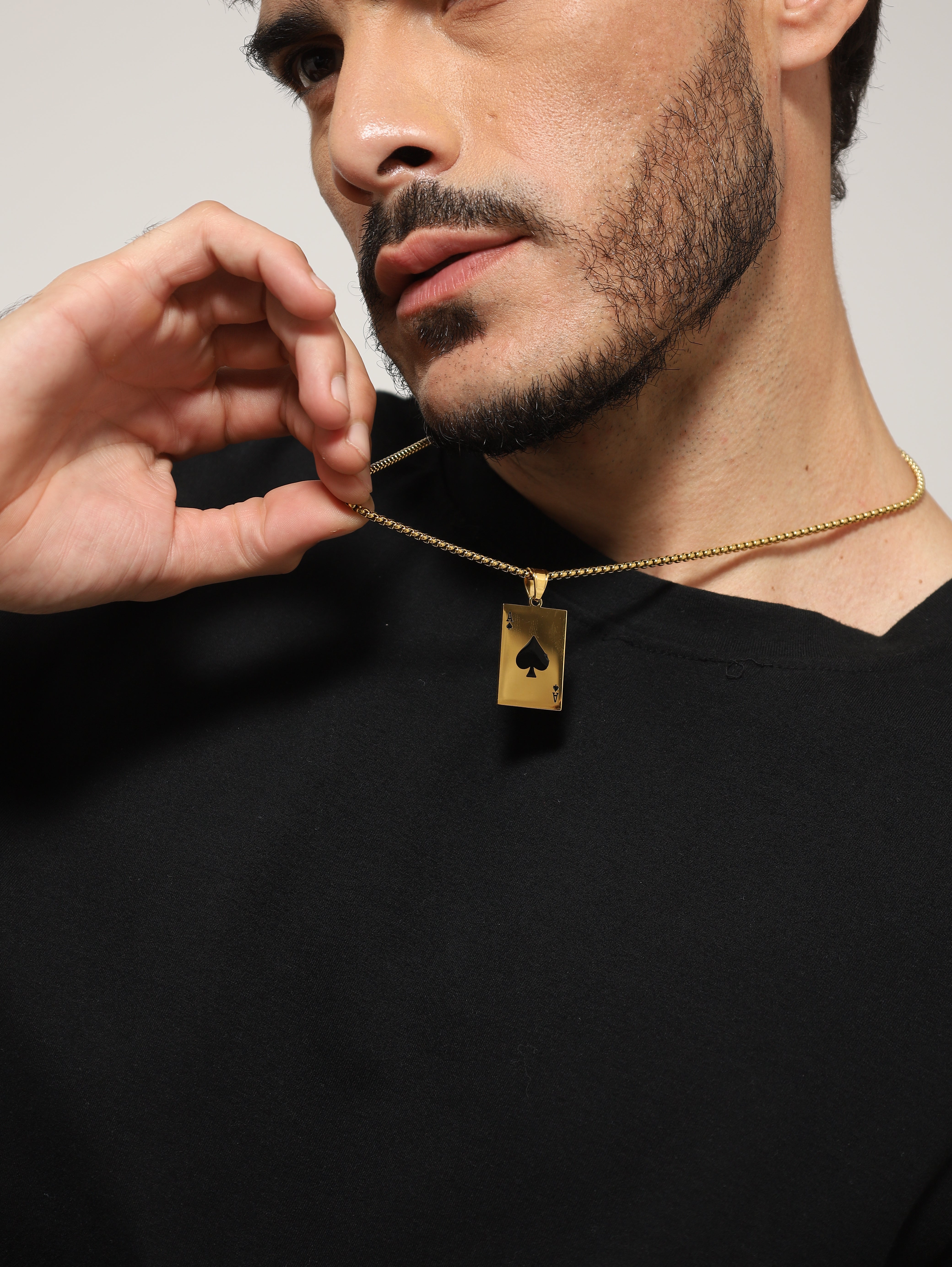 Ace of Spades Signature Pendant (Gold)