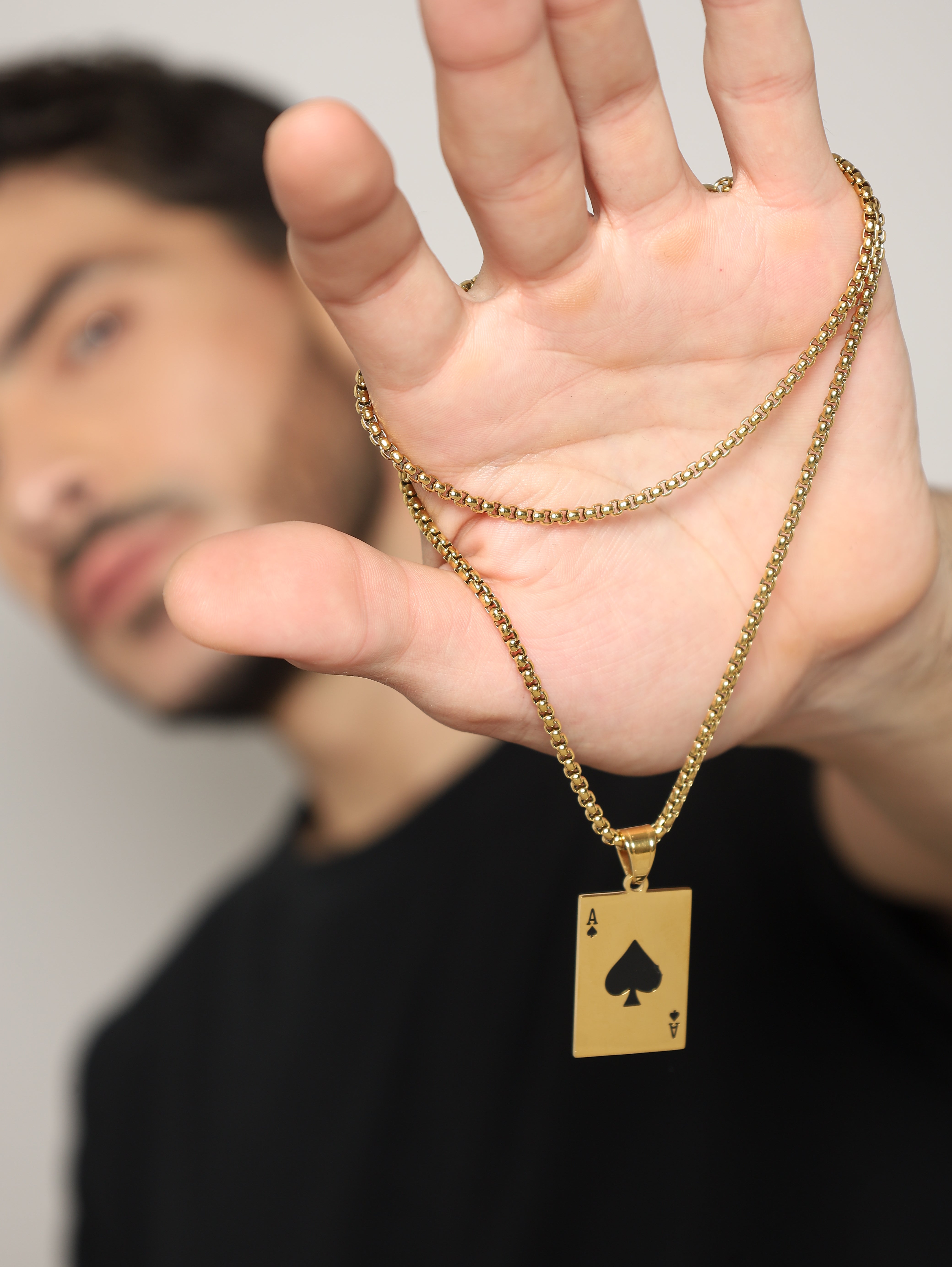 Ace of Spades Signature Pendant (Gold)