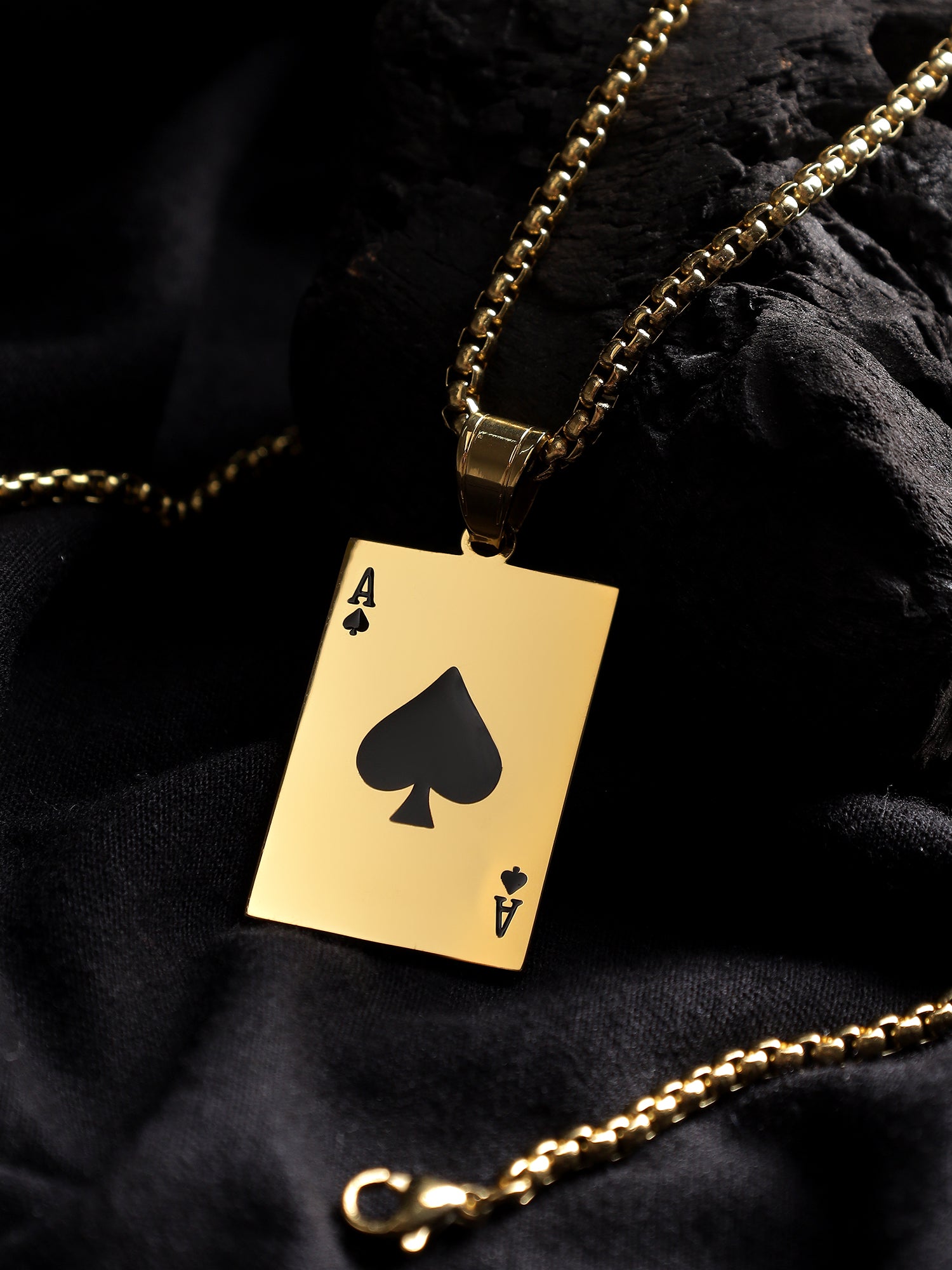 Ace of Spades Signature Pendant (Gold)