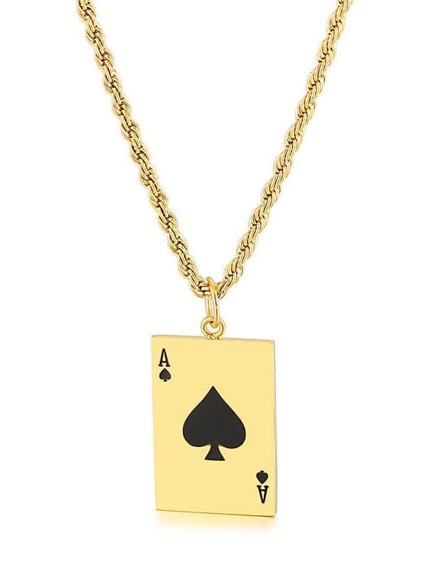 Ace of Spades Signature Pendant (Gold)