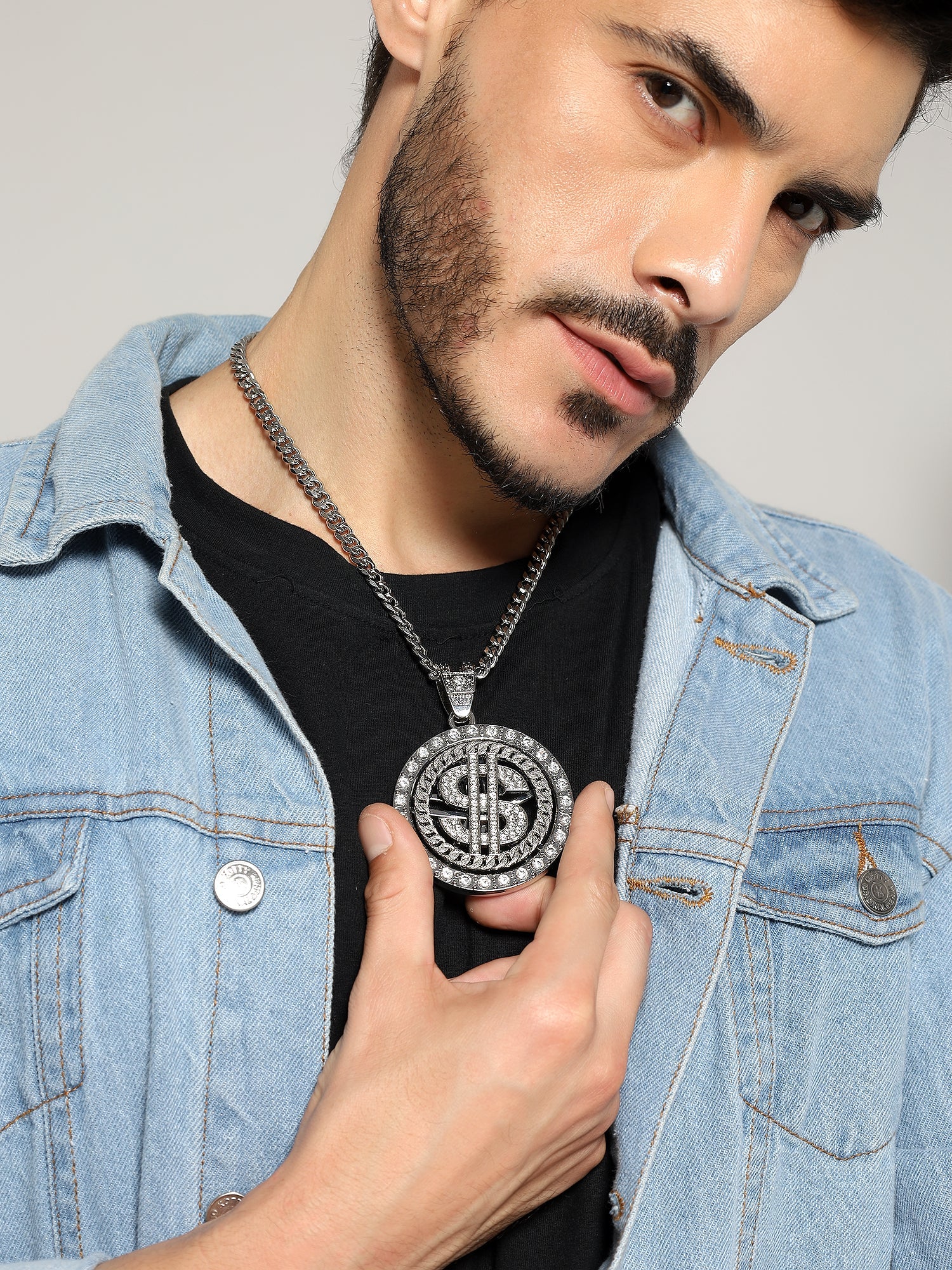 Luxe Dollar Spinner Pendant
