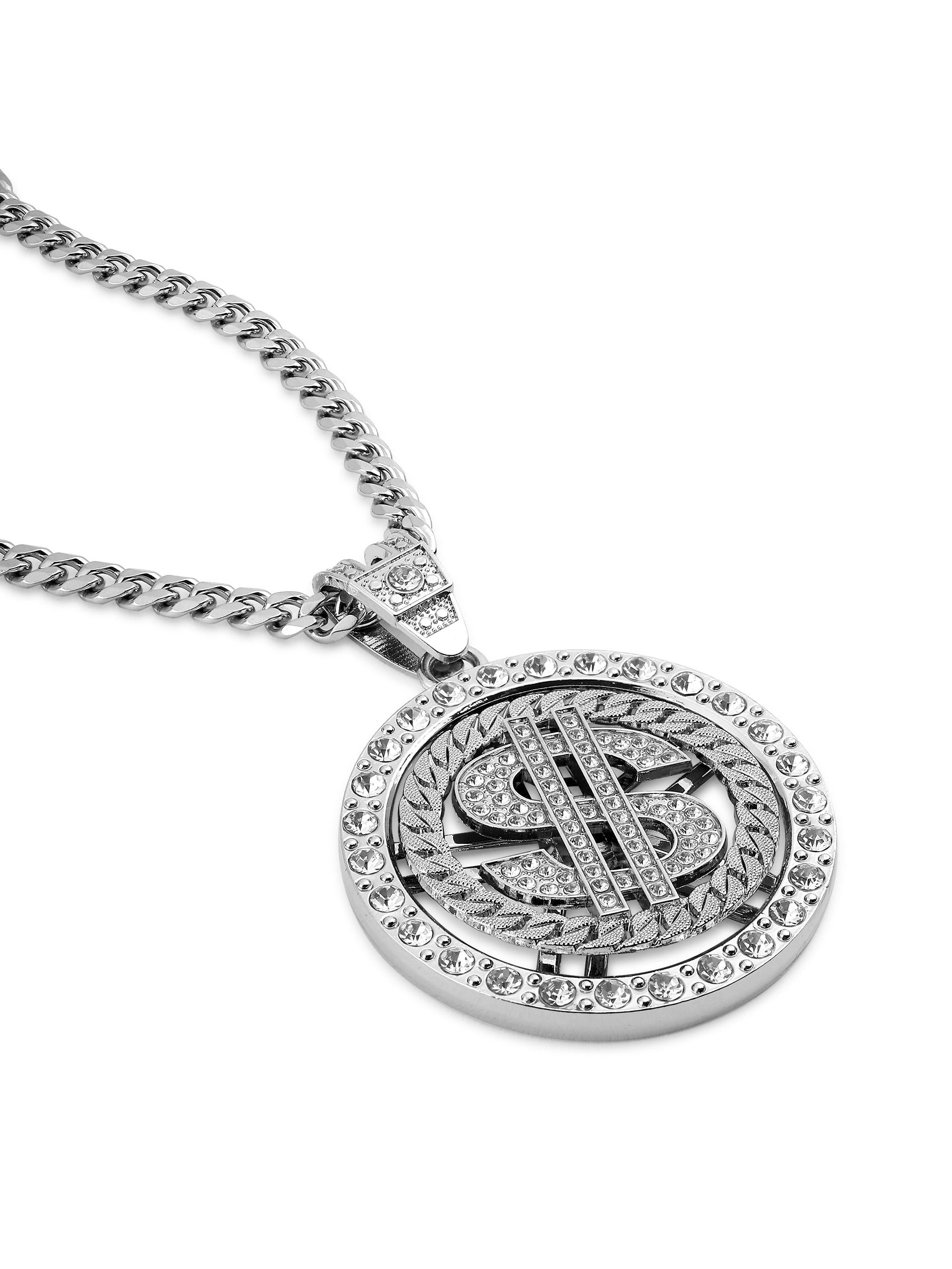 Luxe Dollar Spinner Pendant