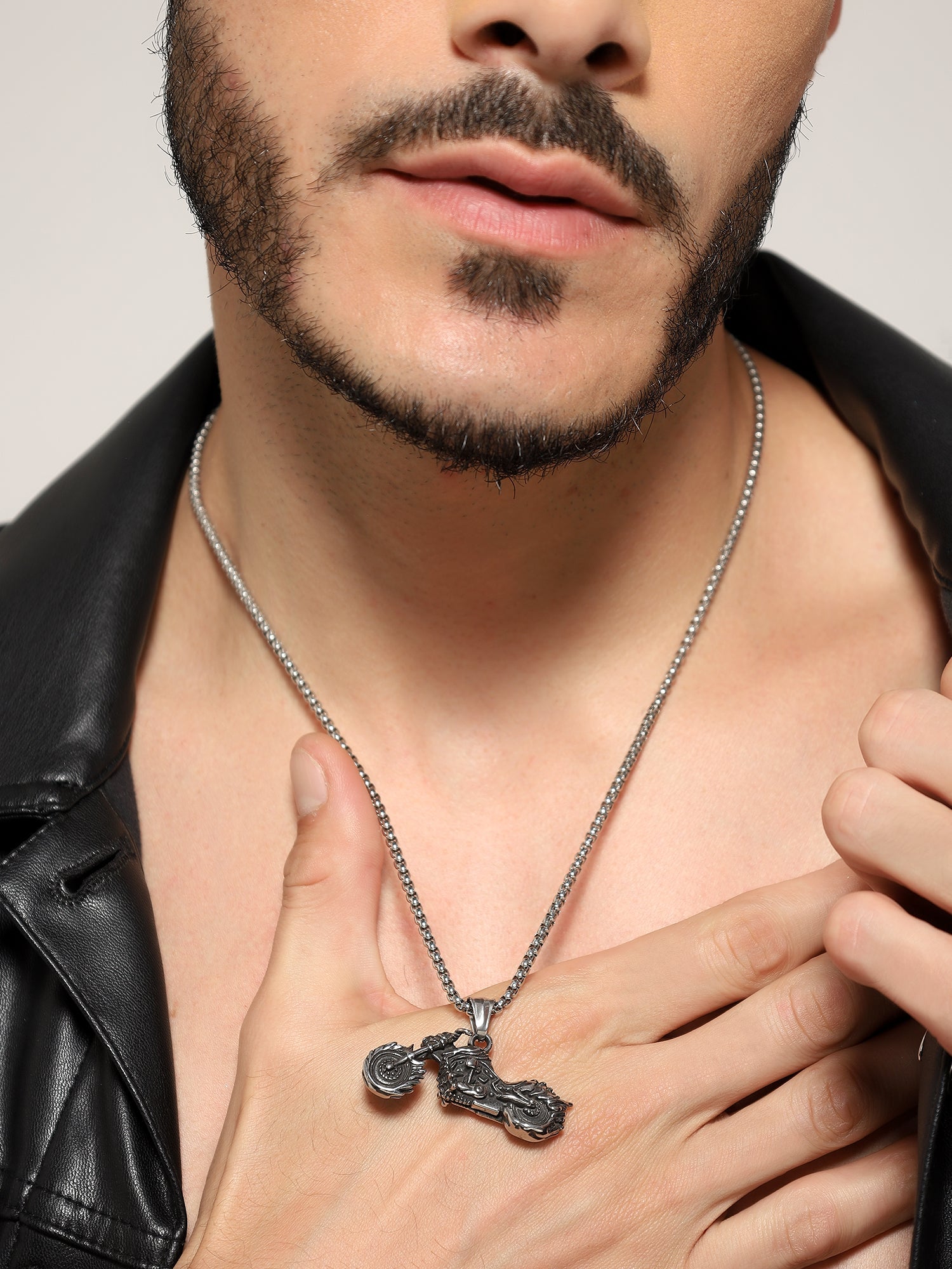 Bike Pendant (Silver)