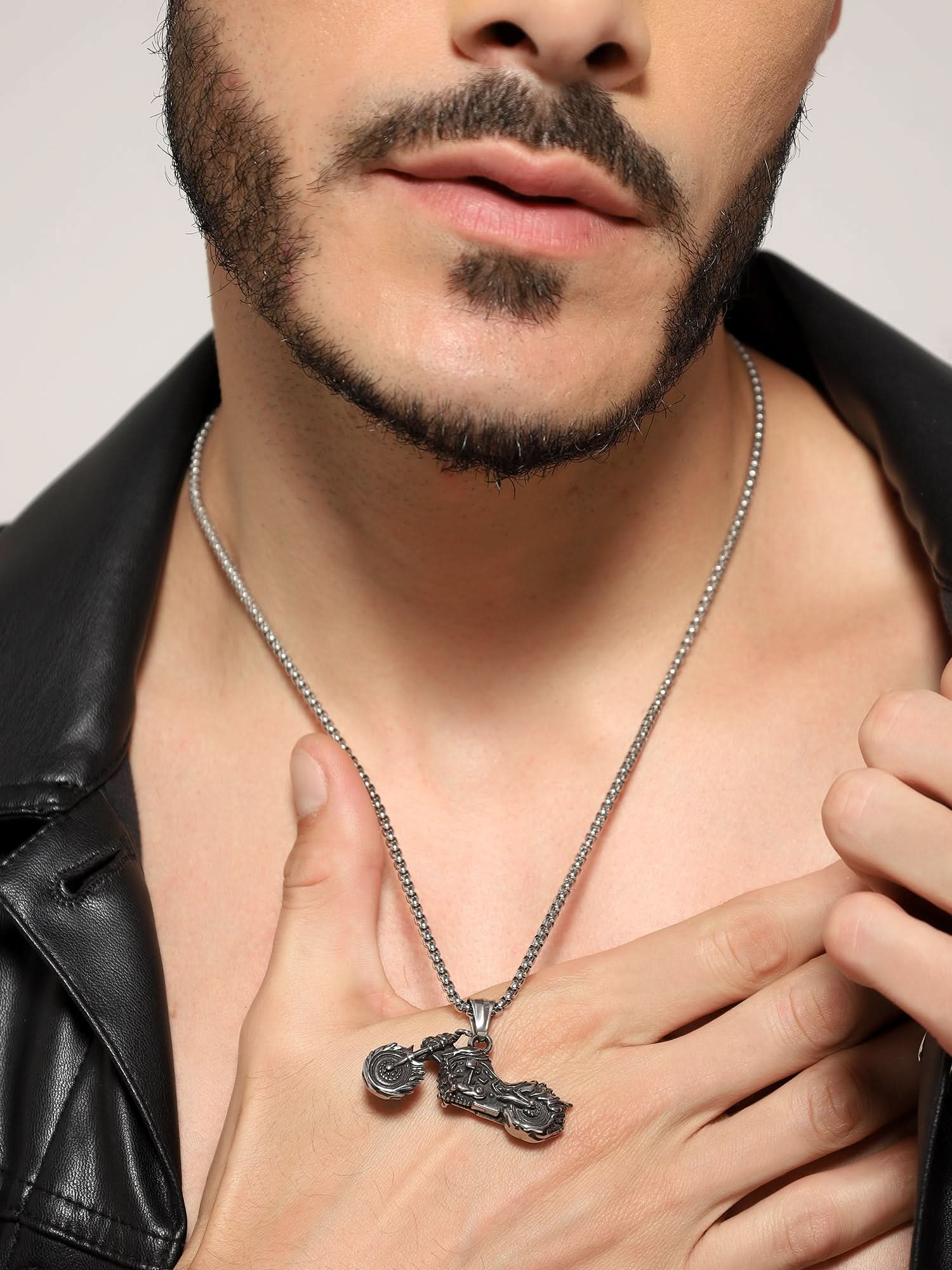 Bike Pendant (Silver)