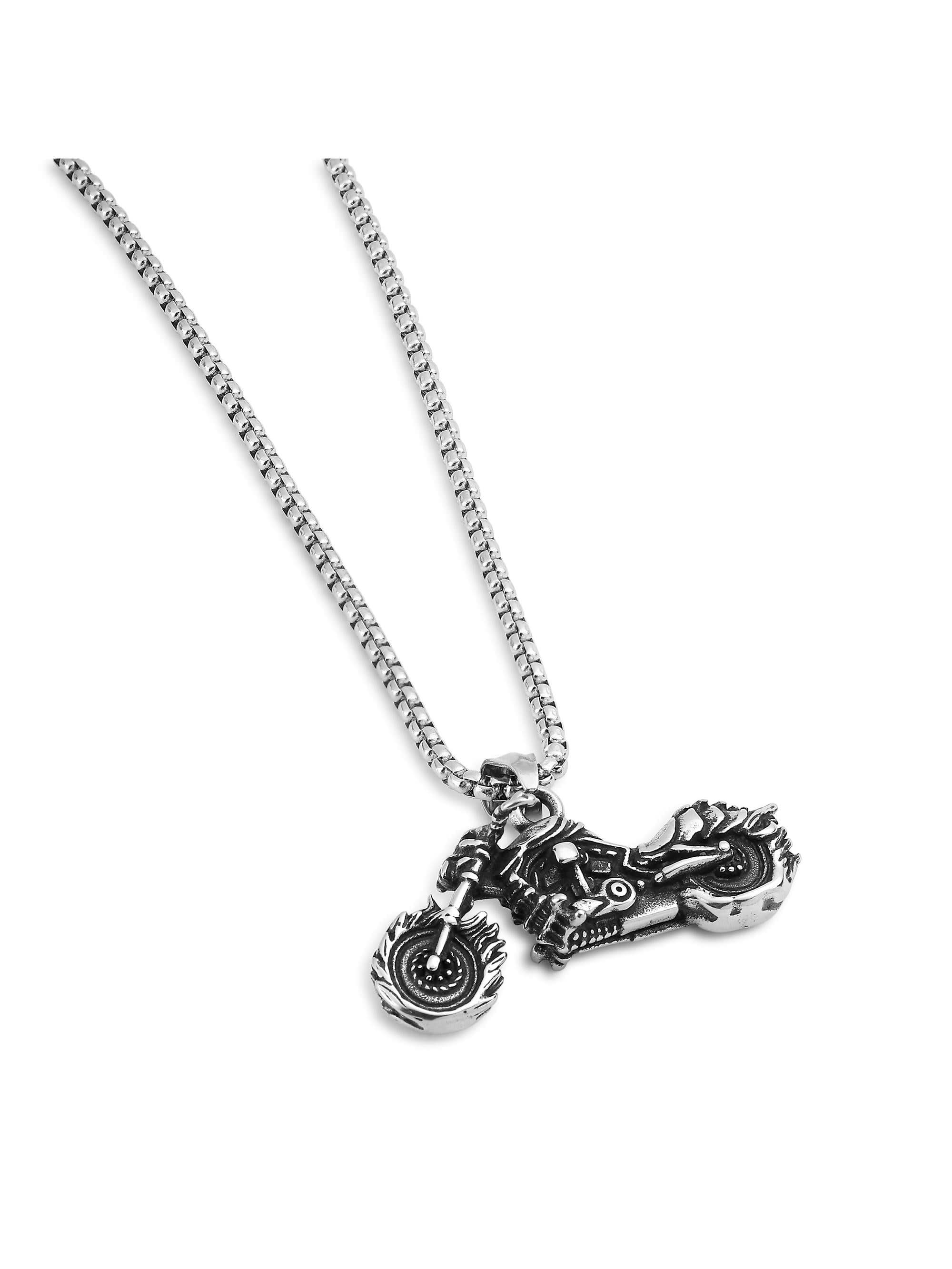 Bike Pendant (Silver)