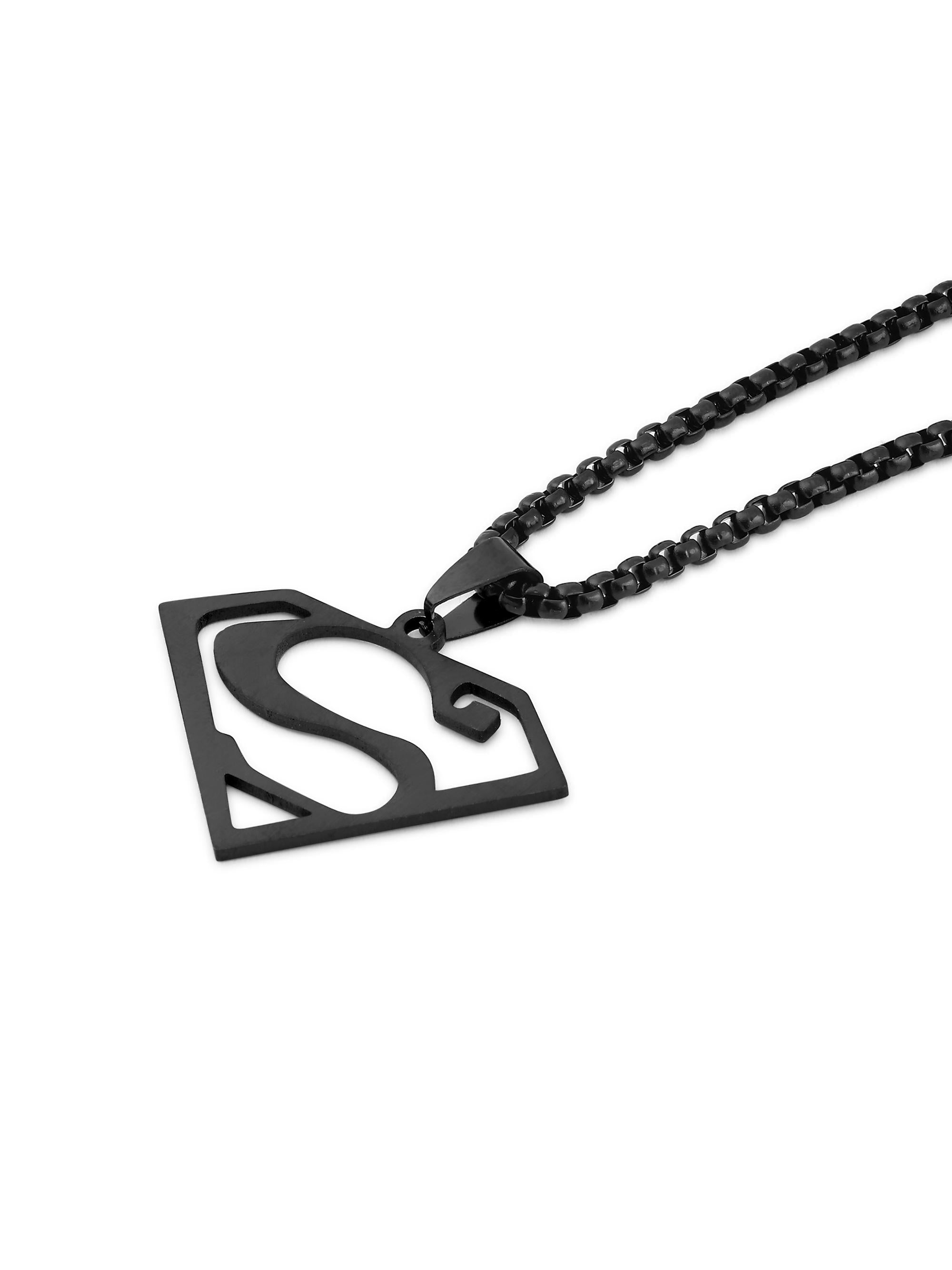 Superman Krypton Icon Pendant (Black)