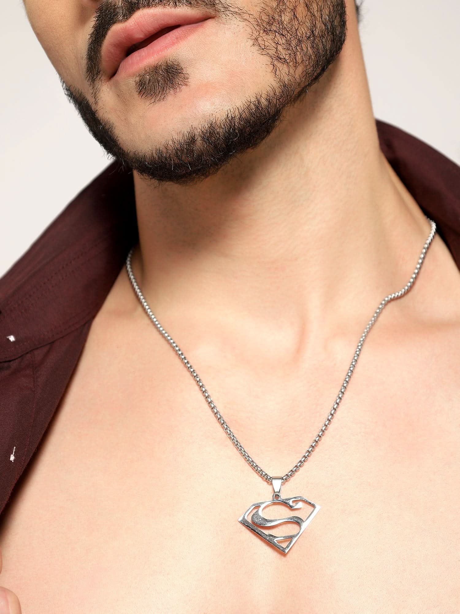 Superman Krypton Icon Pendant (Silver)