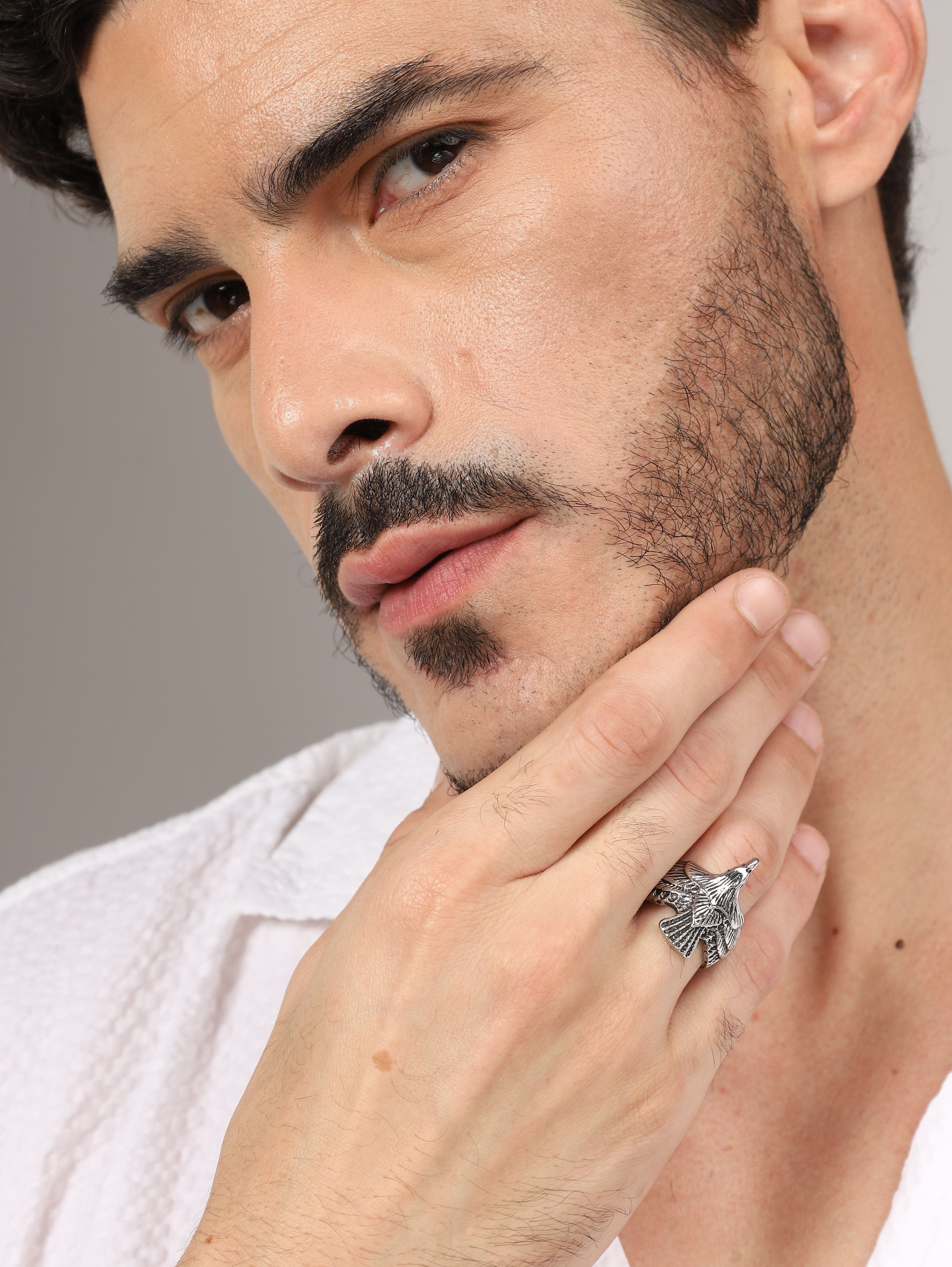 Punk Eagle Ring (Silver)