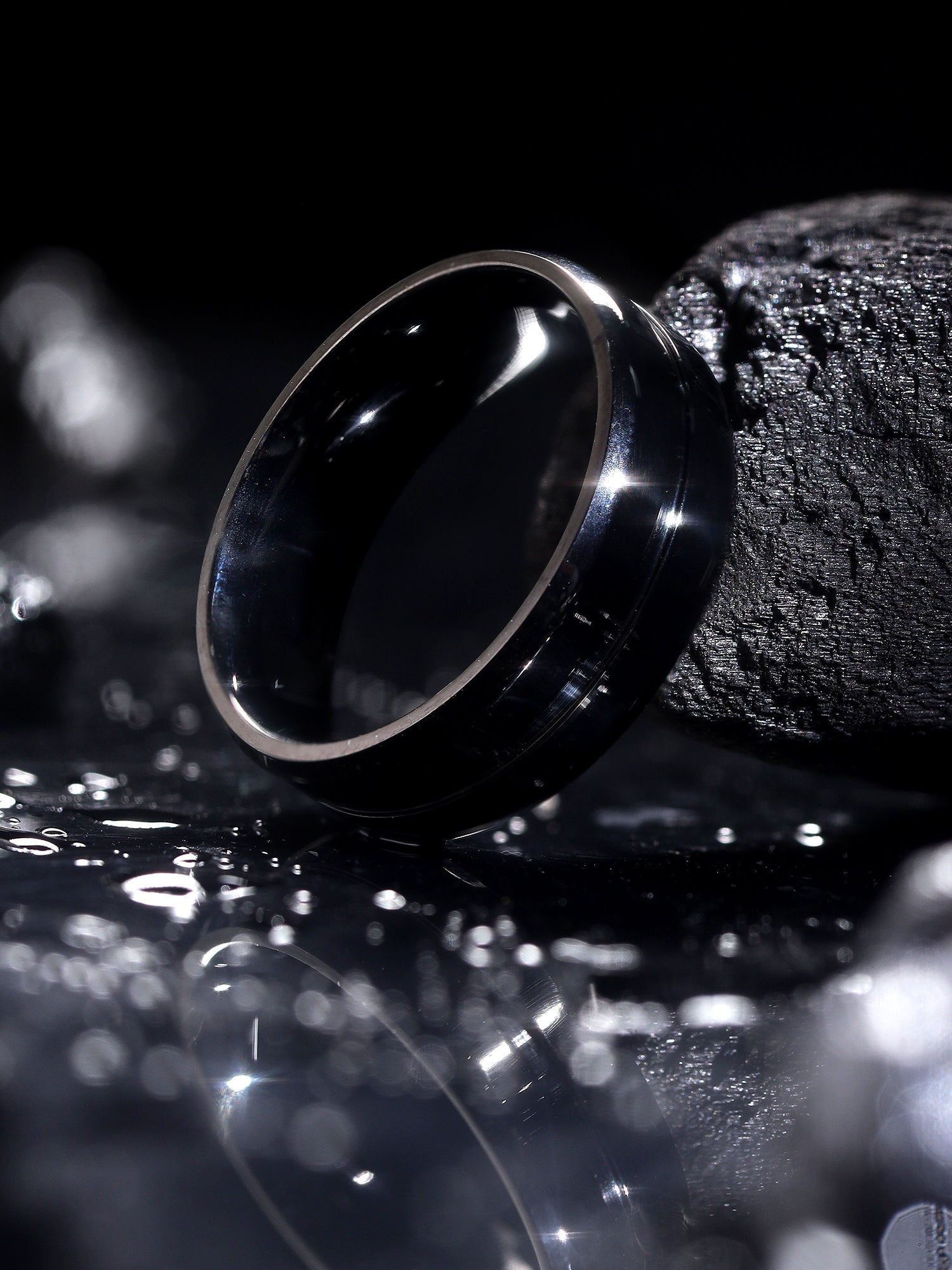 Single Slot Ring (Black)