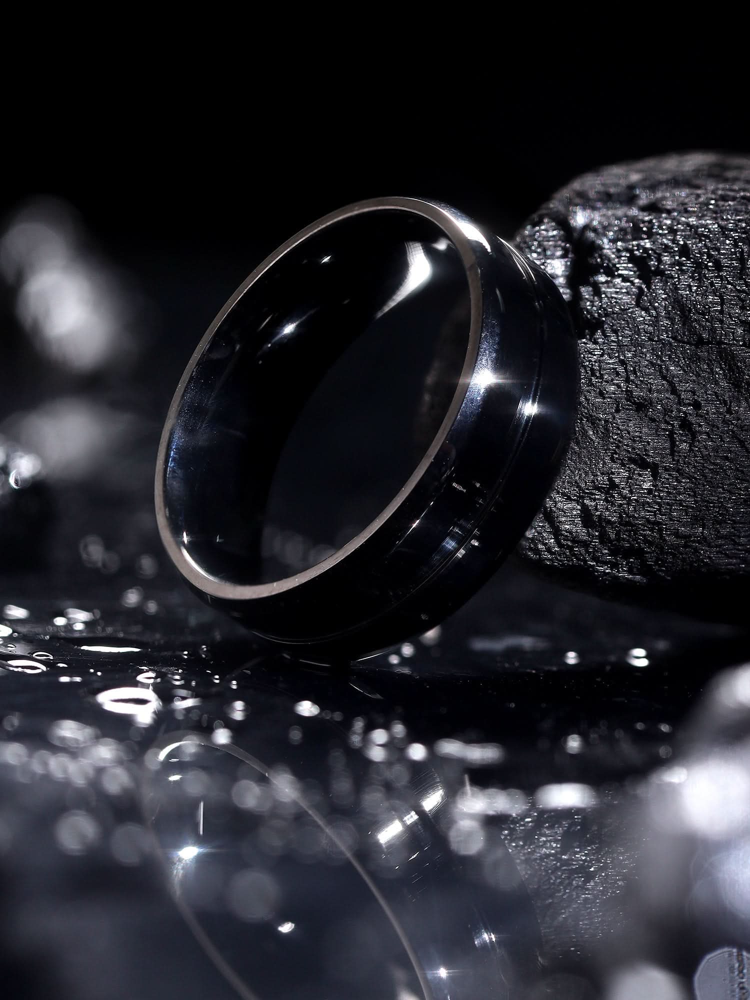 Single Slot Ring (Black)