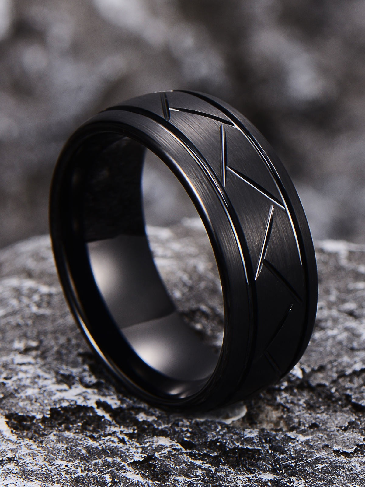 Crisscross Ring (Black)
