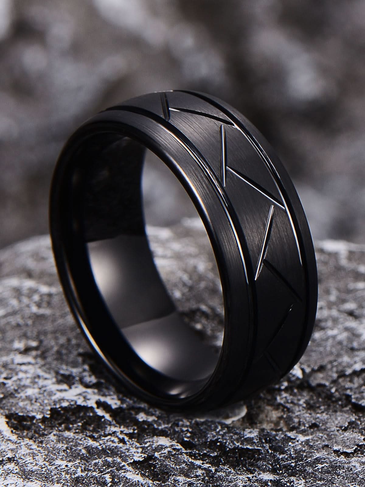 Crisscross Ring (Black)
