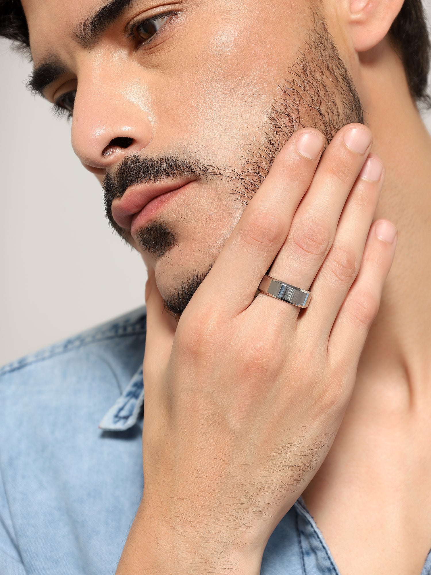 Rectangle Signet Ring (Silver)
