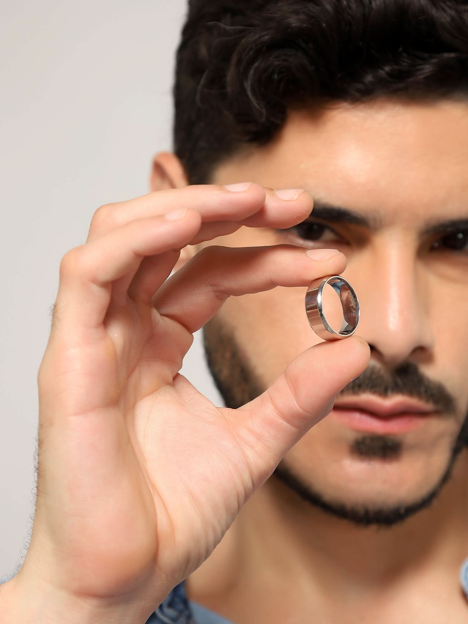 Rectangle Signet Ring (Silver)