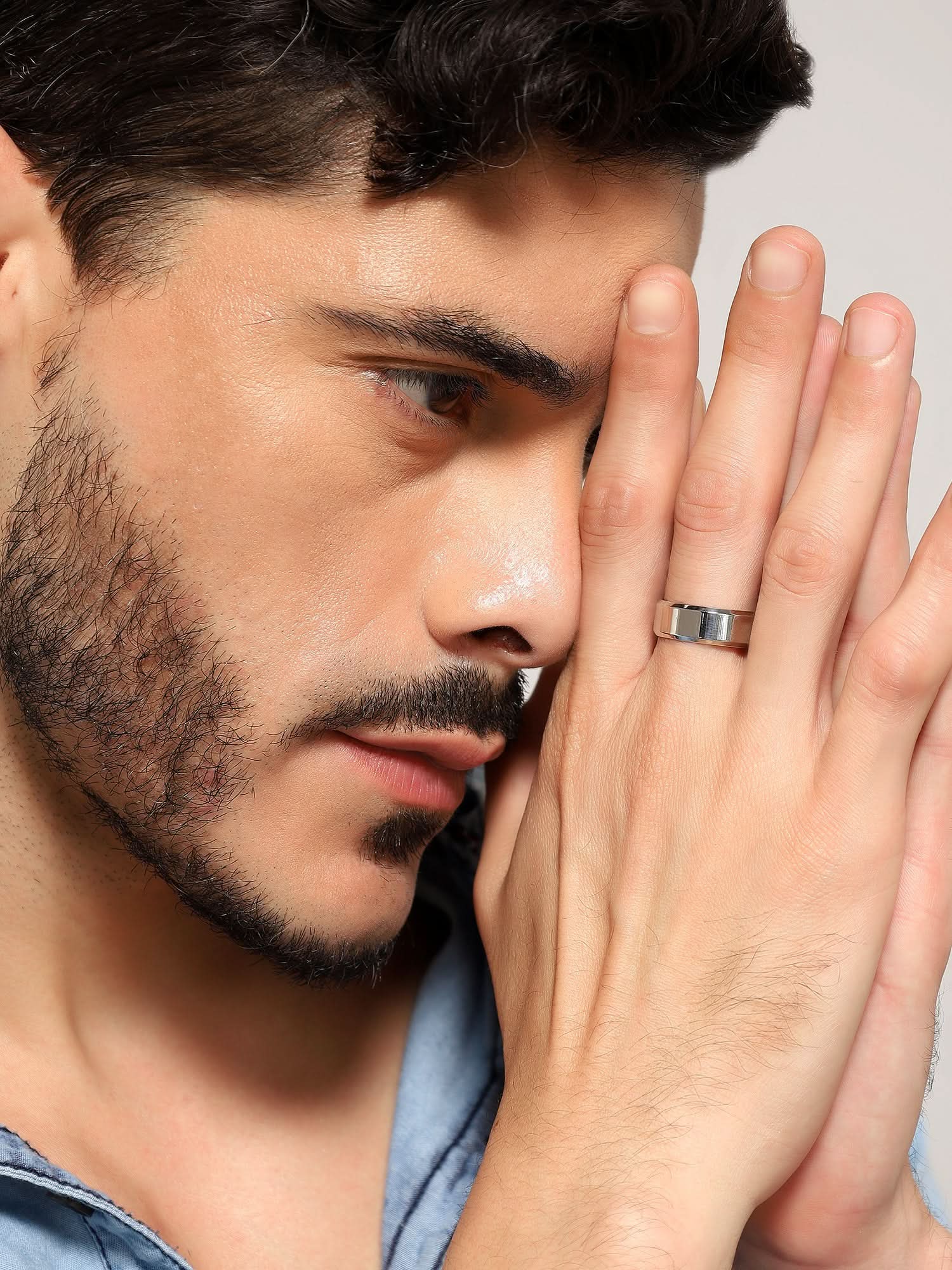 Rectangle Signet Ring (Silver)