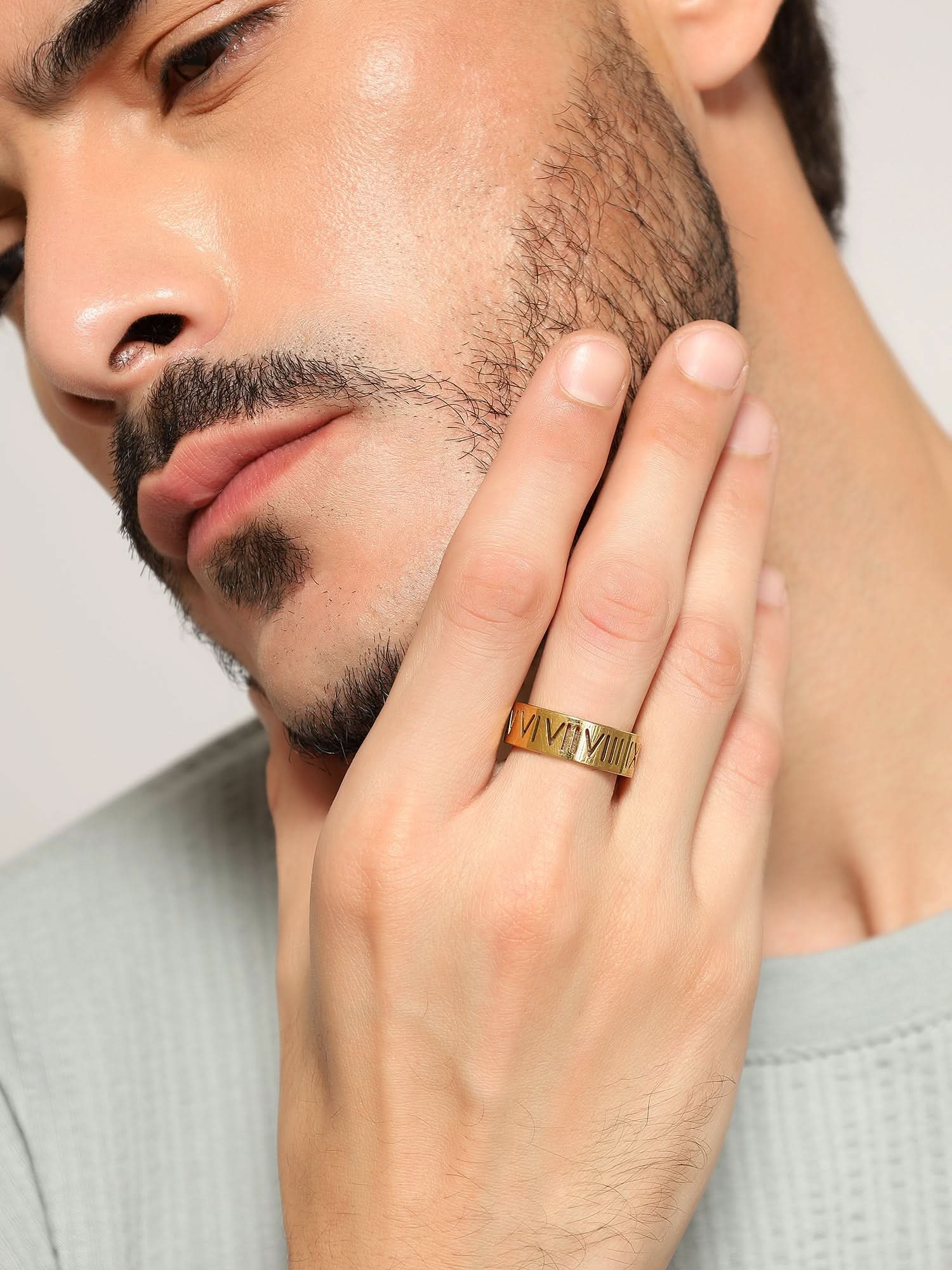 Roman Numerals Ring (Gold)