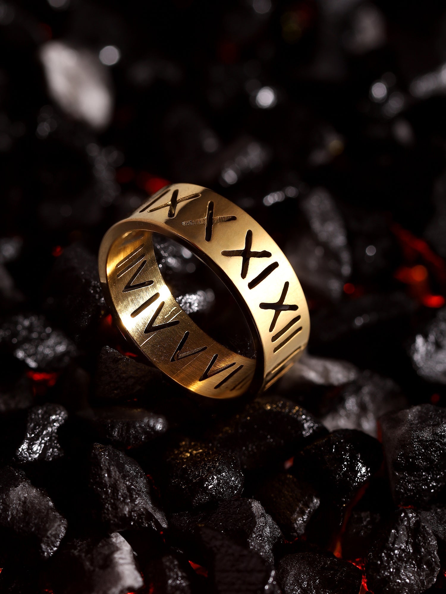 Roman Numerals Ring (Gold)