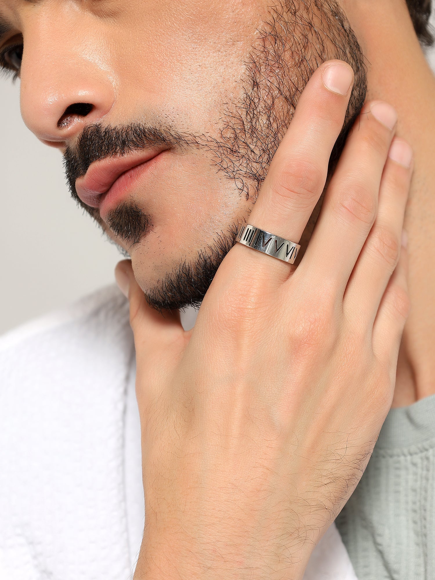 Roman Numerals Ring (Silver)