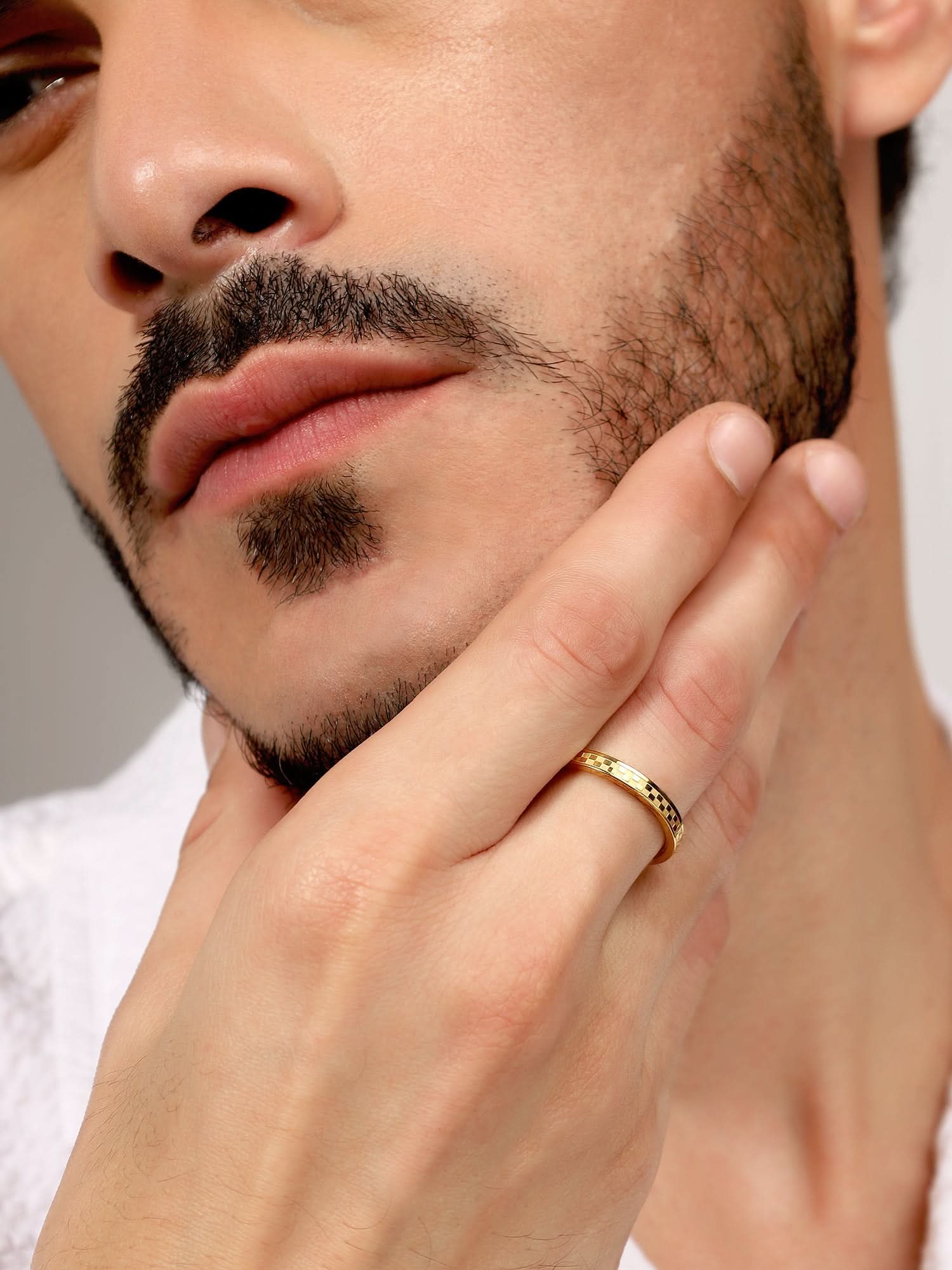 Square Designer Ring (Gold)