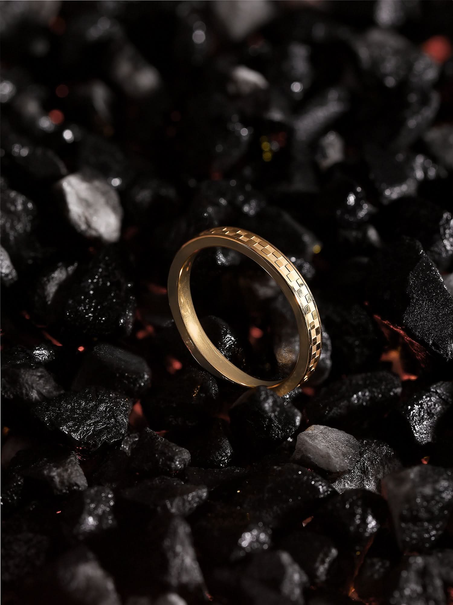 Square Designer Ring (Gold)