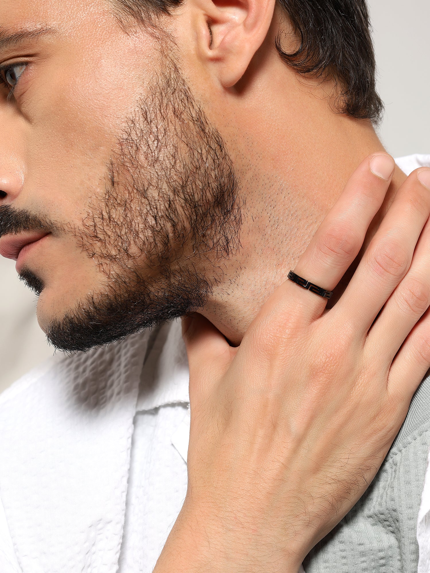 Cutting Designer Ring (Black)