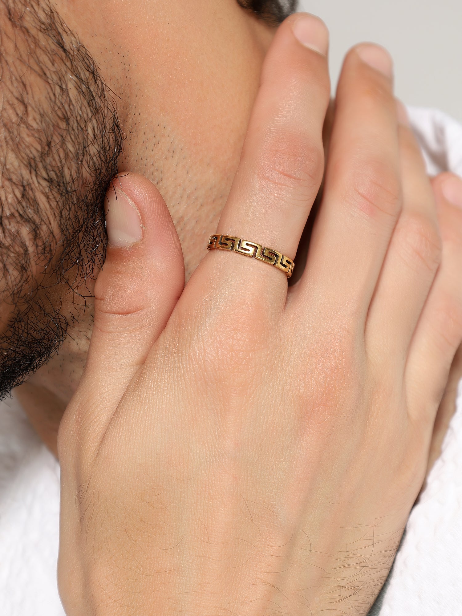 Cutting Designer Ring (Gold)