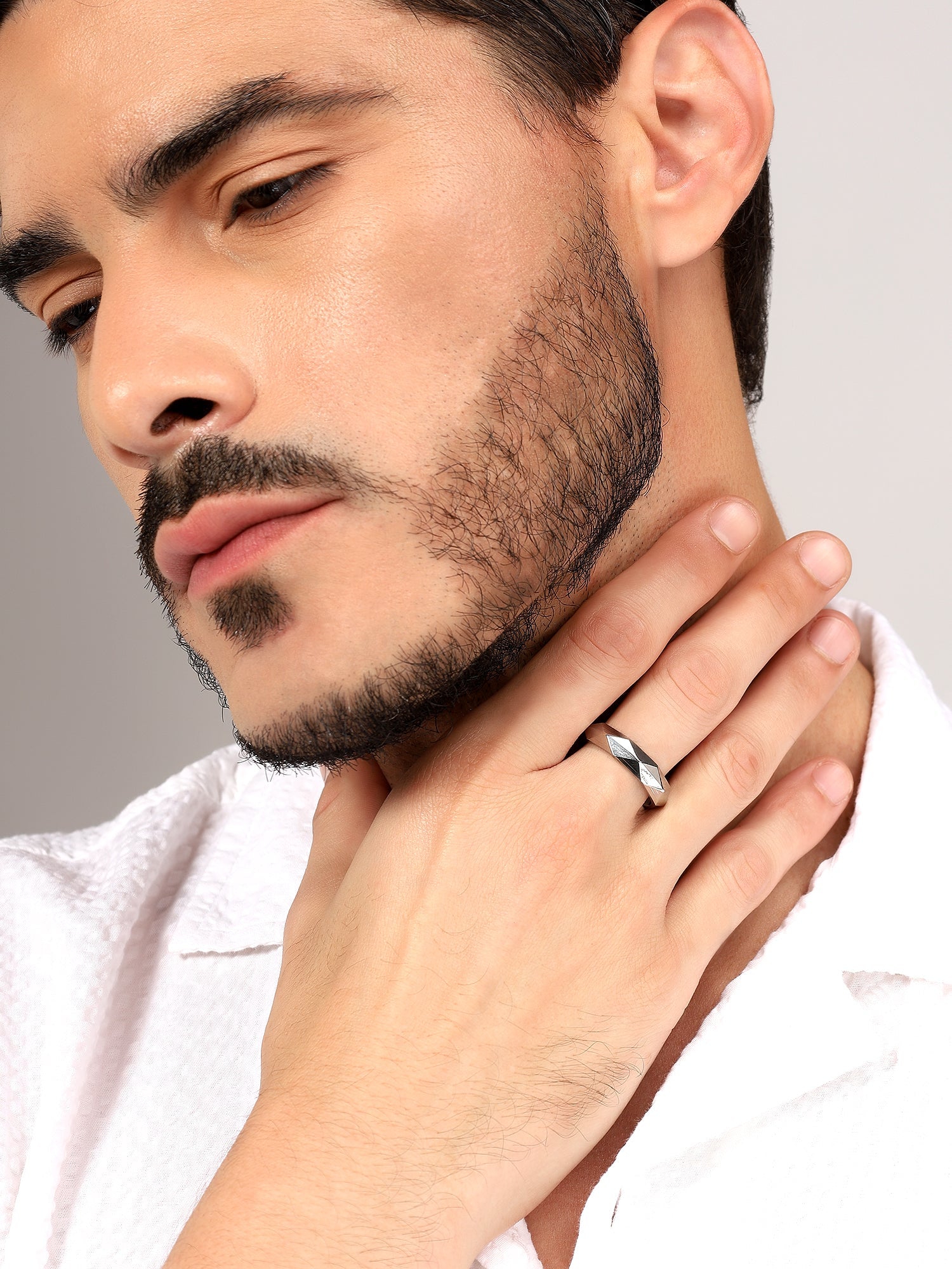 Anillos Fashion Couple Ring (Silver)