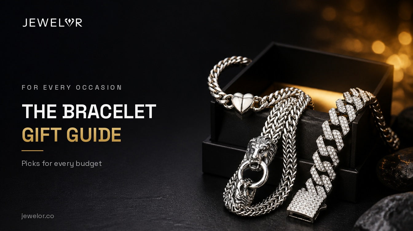 The bracelet gift guide for men — Jewelor bracelets in an open gift box, for every occasion