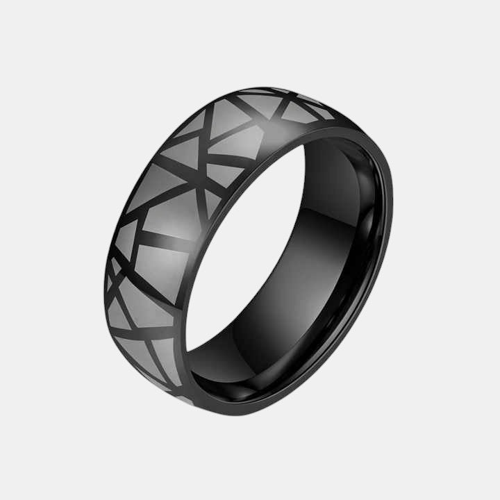 Crackle Pattern Ring