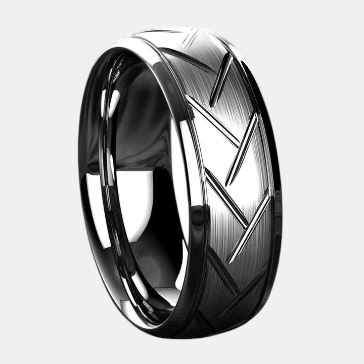 Black Stainless Steel Ring